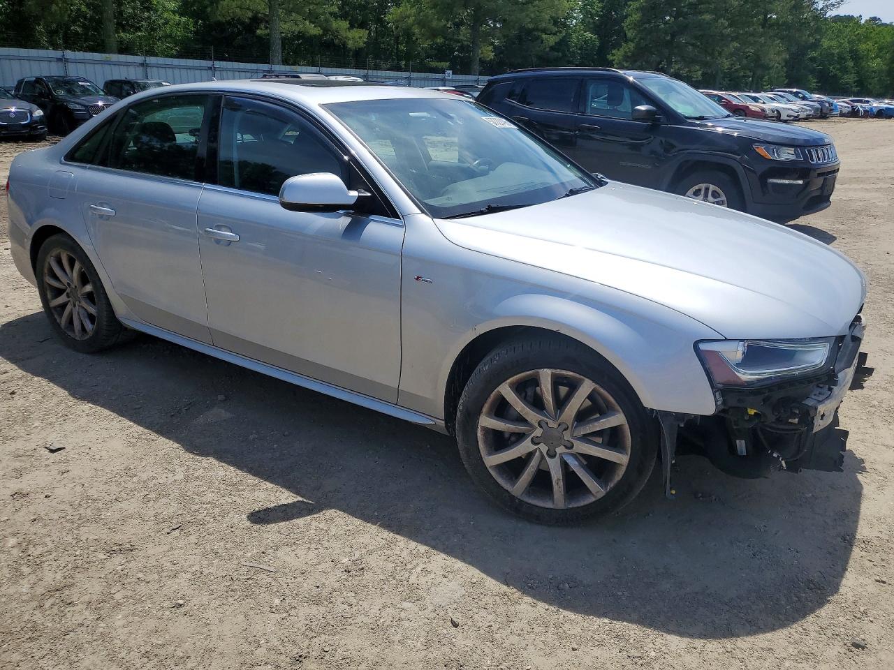2014 Audi A4 Premium Silver vin: WAUBFAFL2EN030512