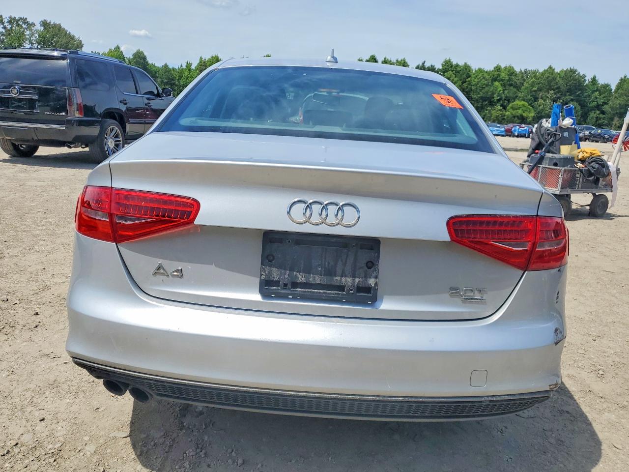 2014 Audi A4 Premium Silver vin: WAUBFAFL2EN030512