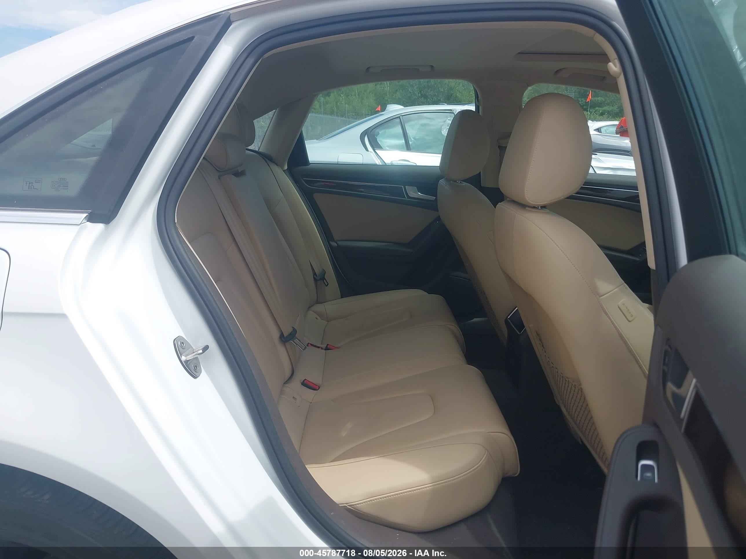 2014 Audi A4 2.0t Premium White vin: WAUBFAFL2EN035774