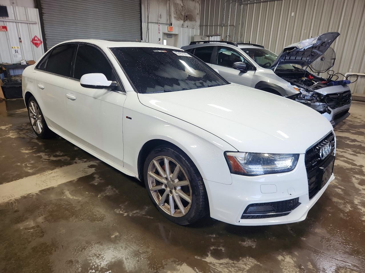 2016 Audi A4 Premium S-line White vin: WAUBFAFL2GN003216