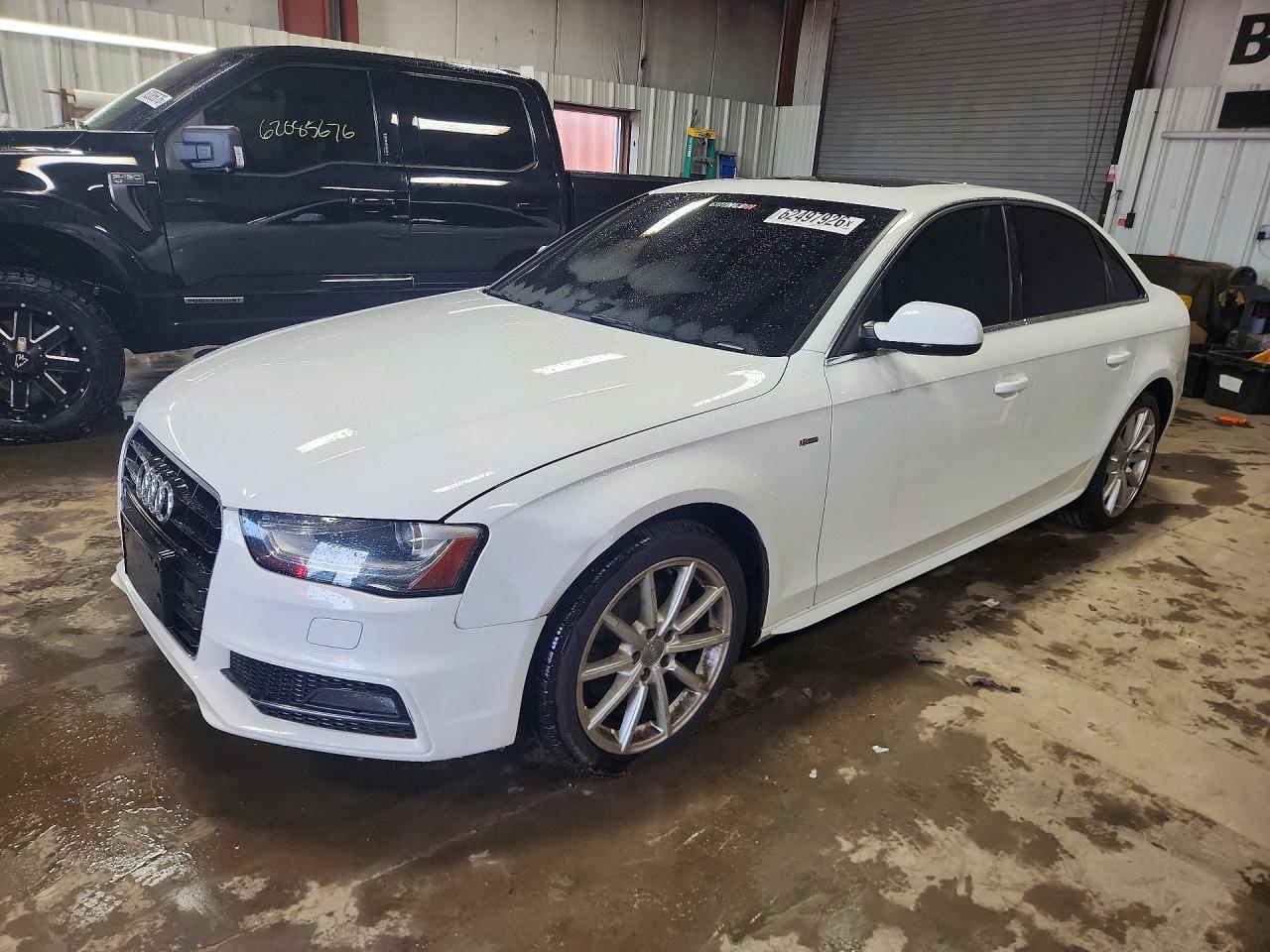 2016 Audi A4 Premium S-line White vin: WAUBFAFL2GN003216