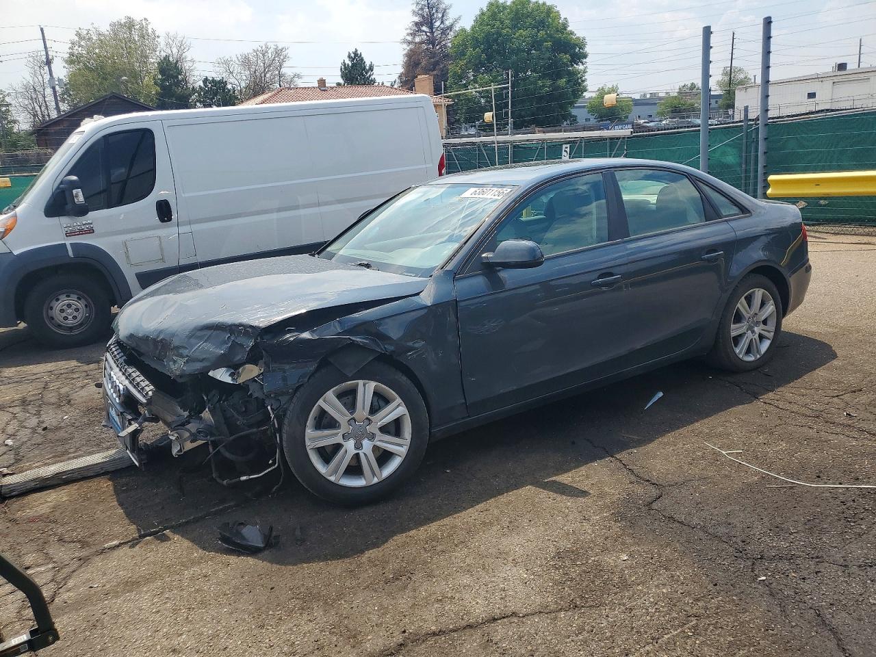 2011 Audi A4 Premium Gray vin: WAUBFAFL3BN027405