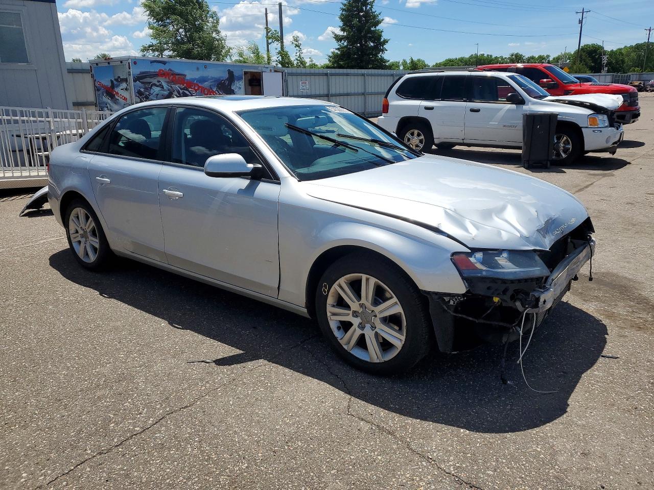 2011 Audi A4 Premium Silver vin: WAUBFAFL3BN048884