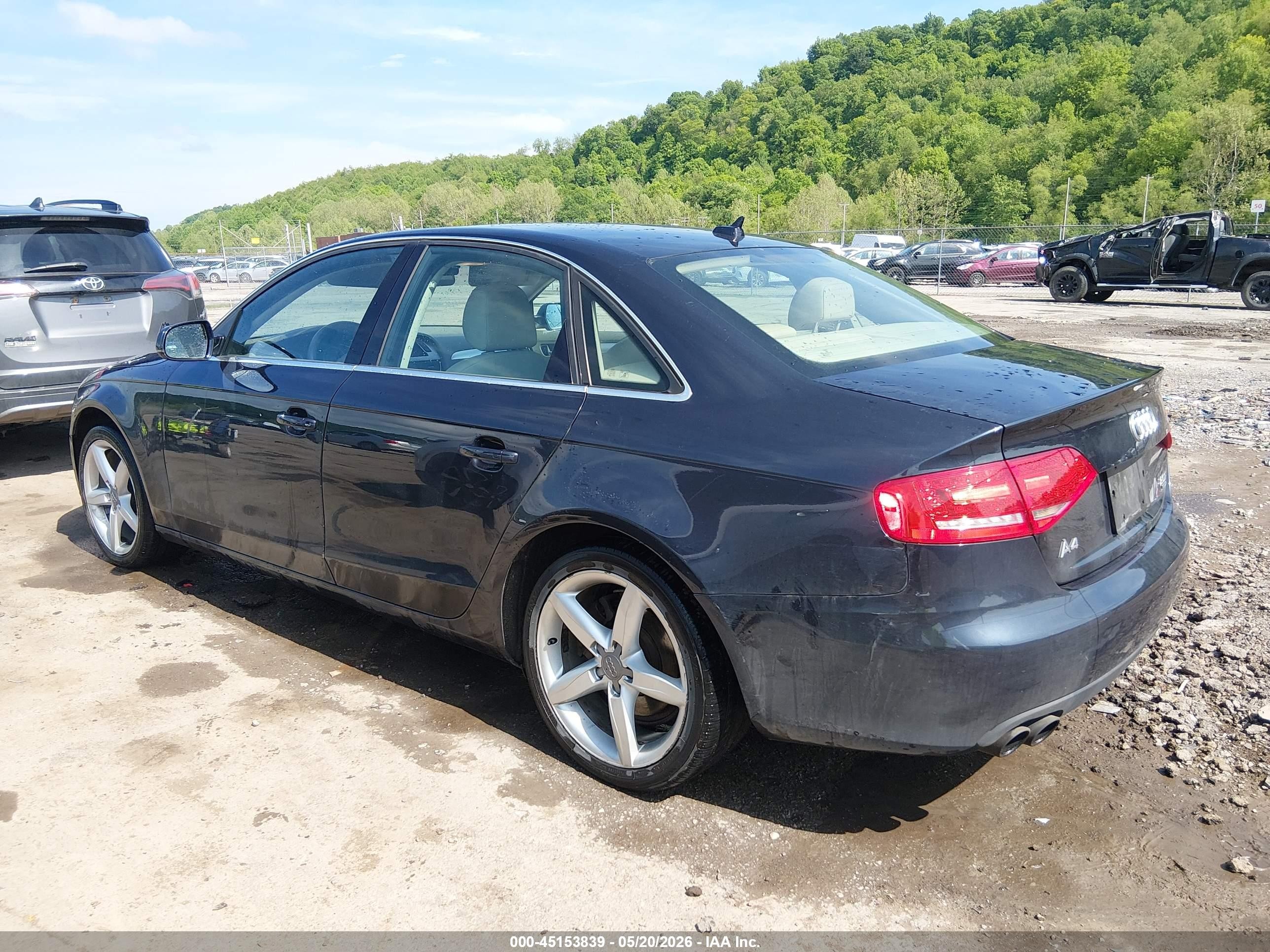 2012 Audi A4 2.0t Premium Dark Blue vin: WAUBFAFL3CN005017