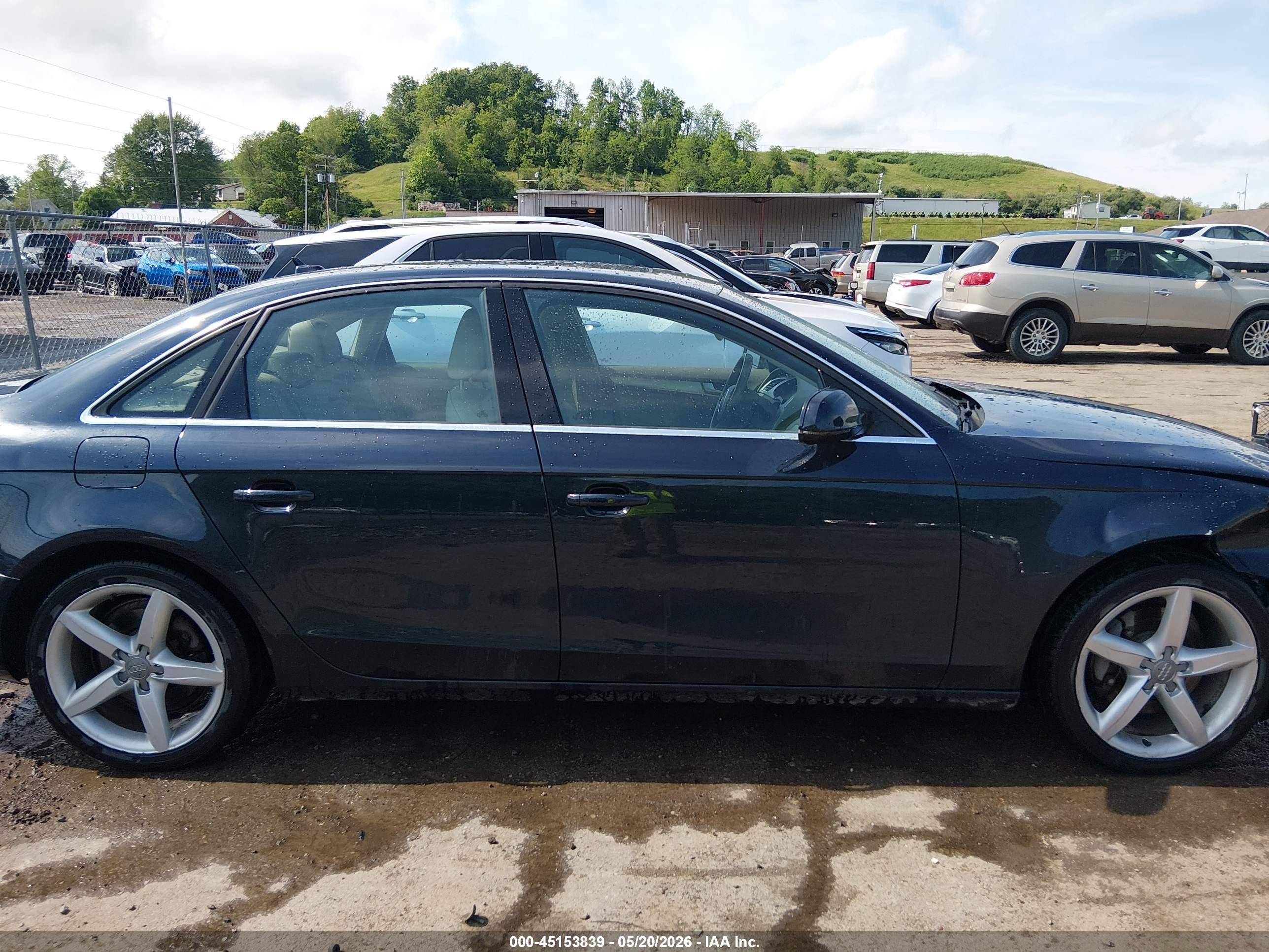 2012 Audi A4 2.0t Premium Dark Blue vin: WAUBFAFL3CN005017