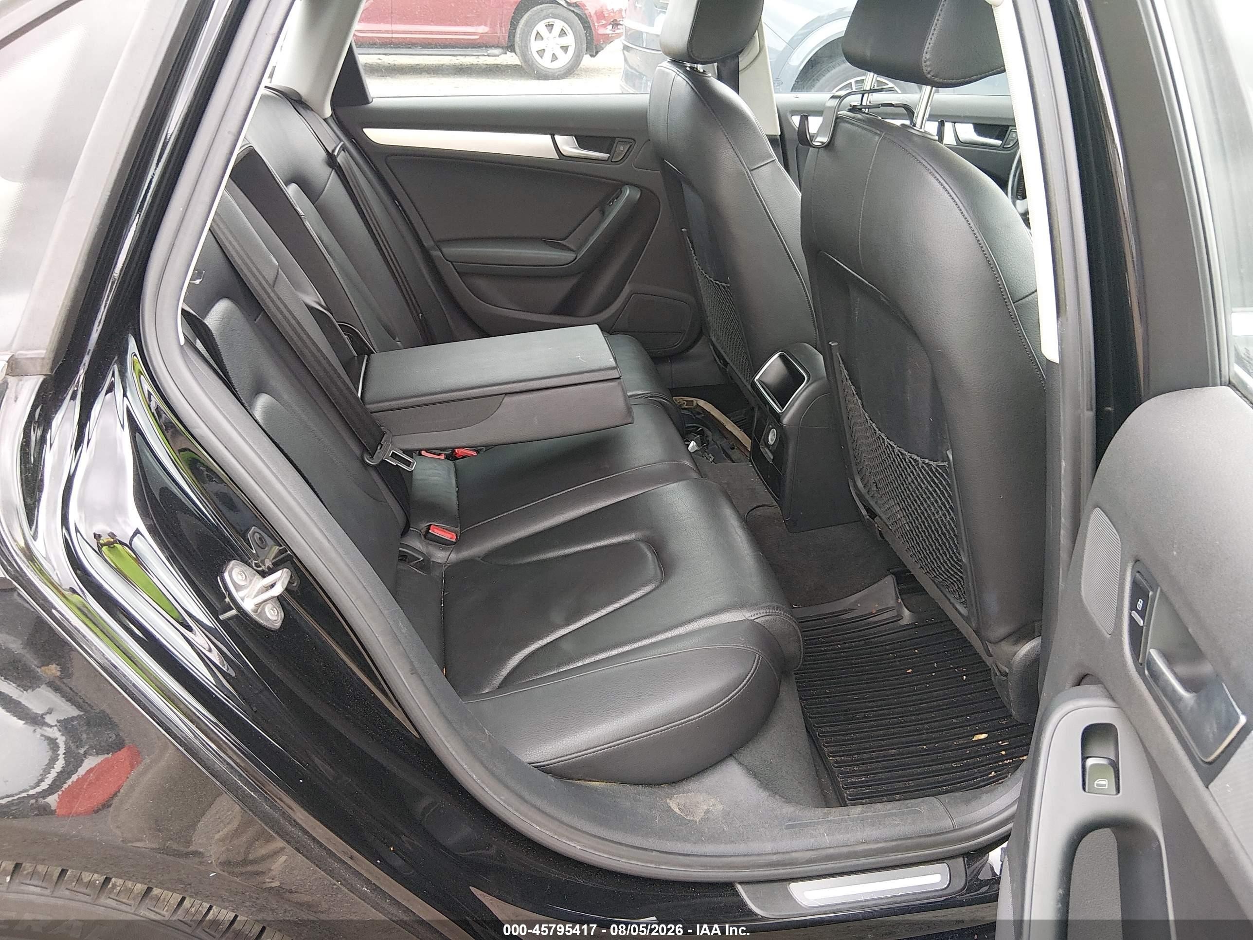 2012 Audi A4 2.0t Premium Black vin: WAUBFAFL3CN014171