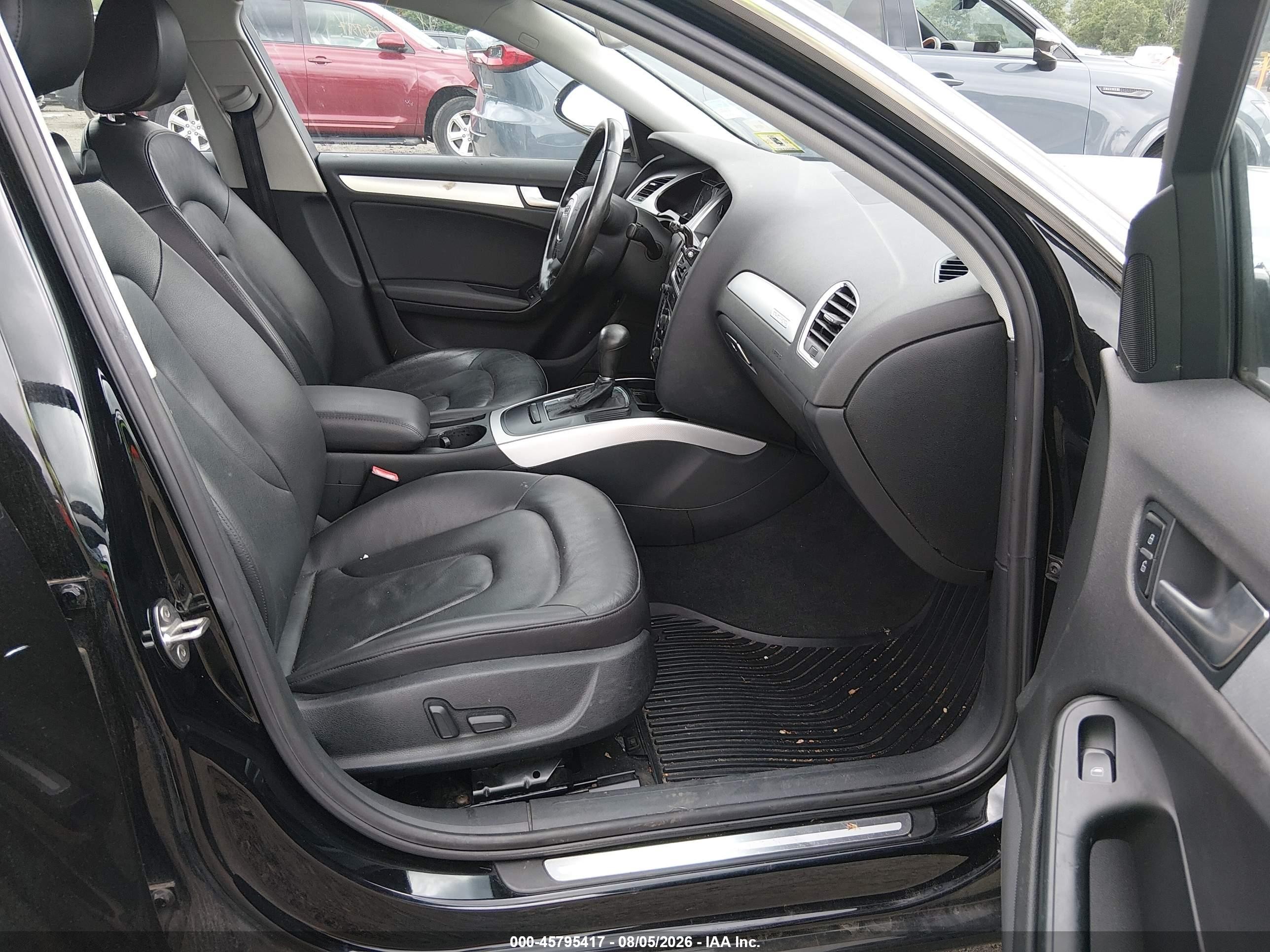 2012 Audi A4 2.0t Premium Black vin: WAUBFAFL3CN014171