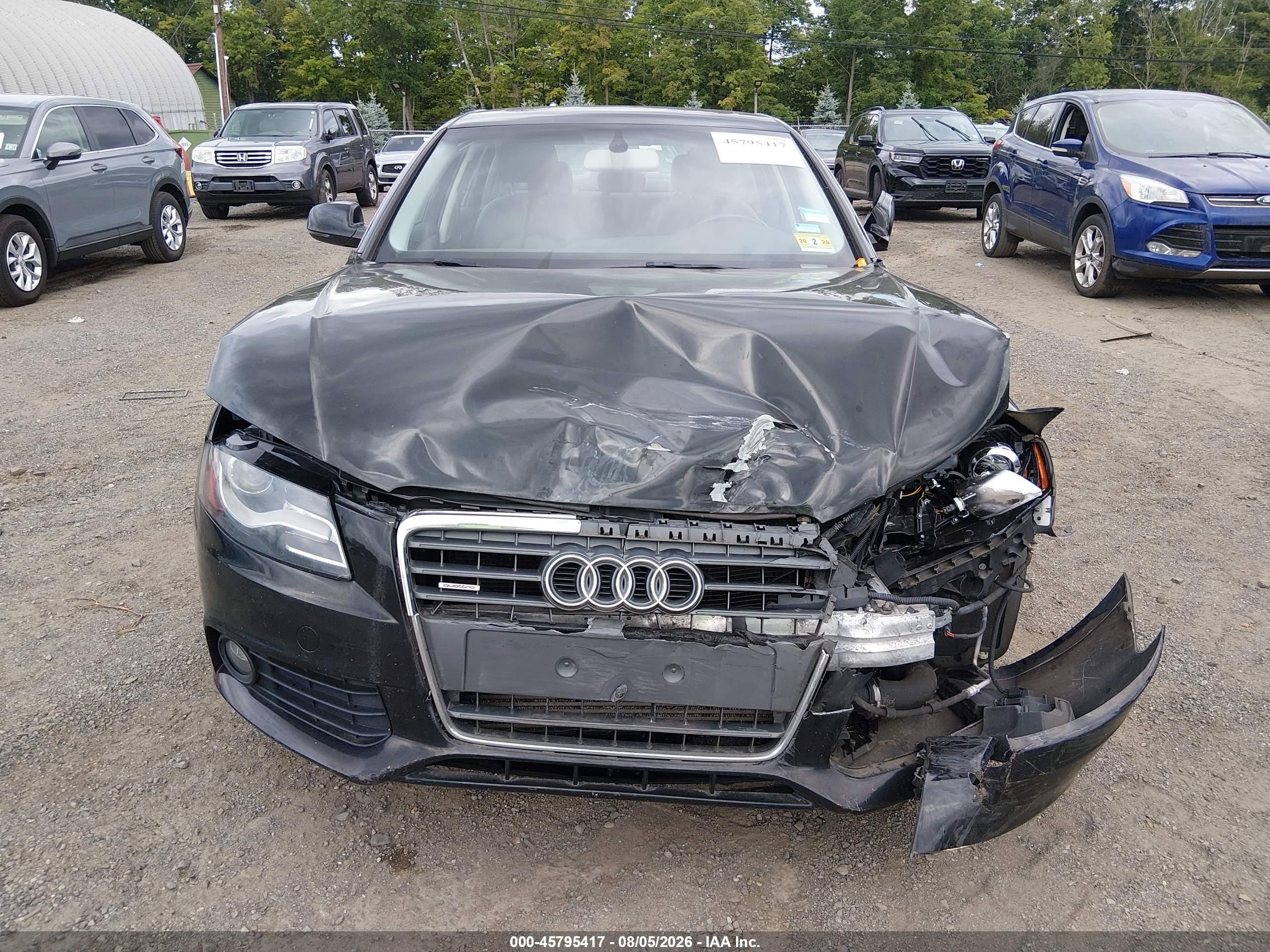 2012 Audi A4 2.0t Premium Black vin: WAUBFAFL3CN014171