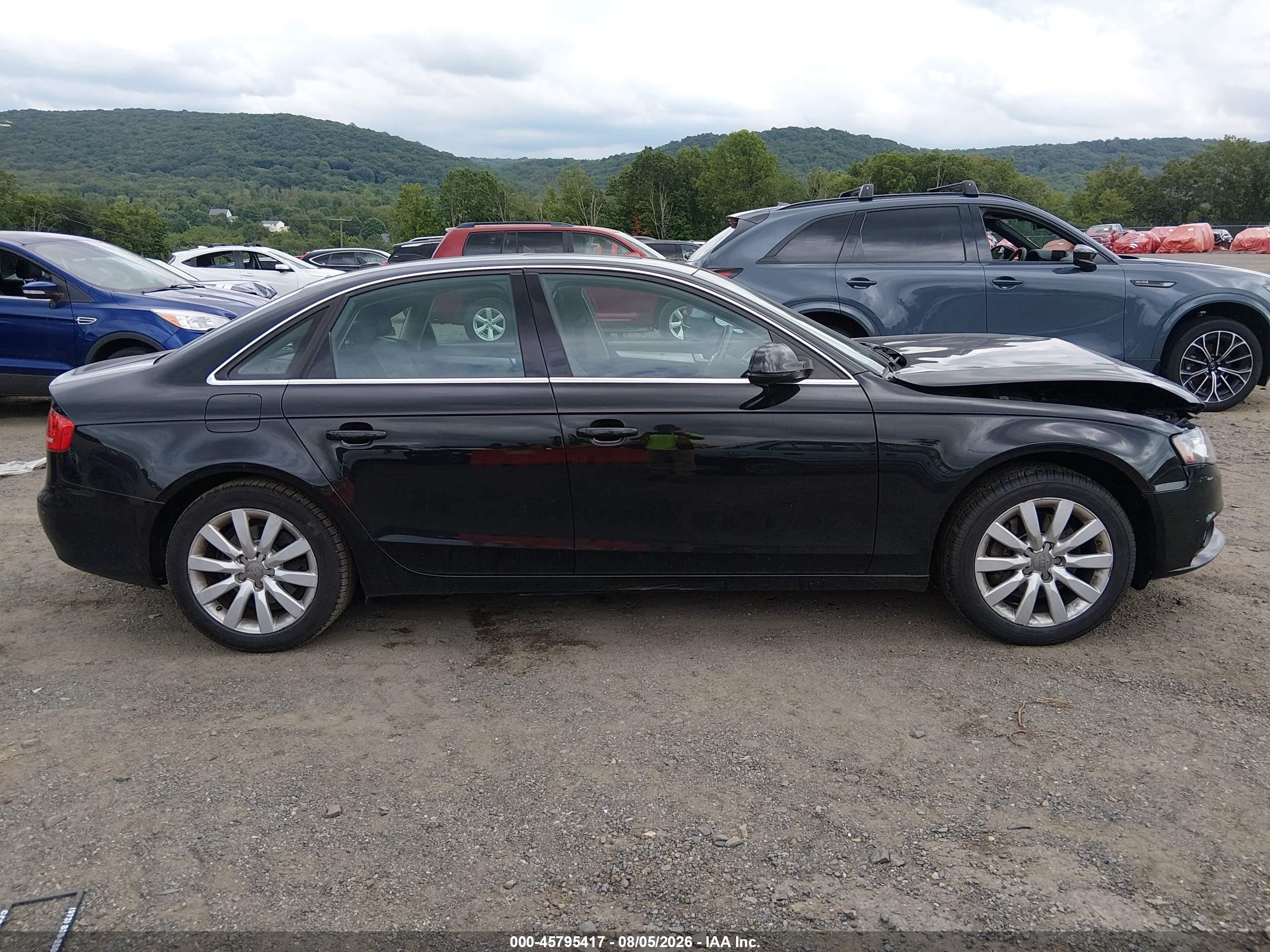 2012 Audi A4 2.0t Premium Black vin: WAUBFAFL3CN014171