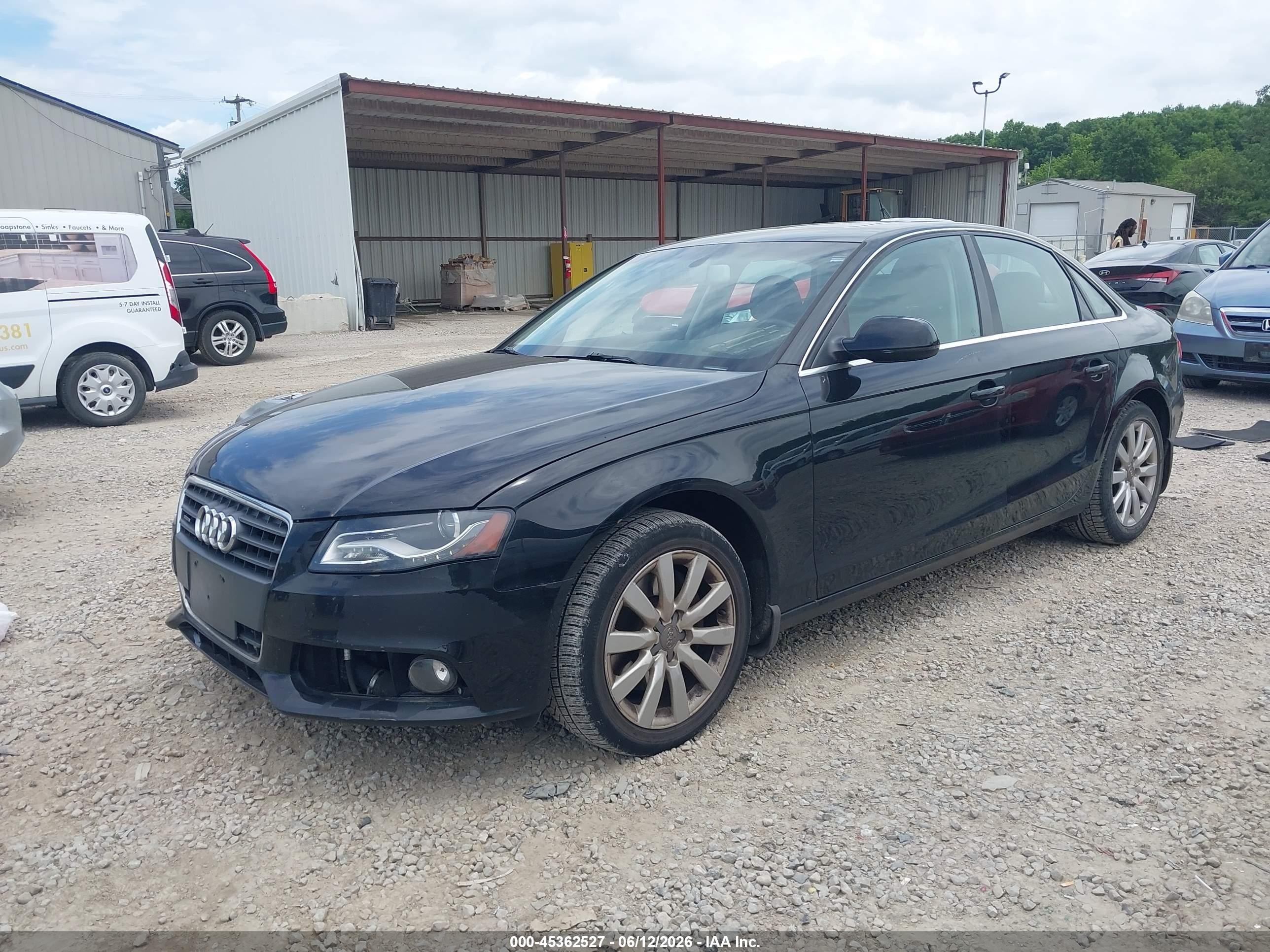 2012 Audi A4 2.0t Premium Black vin: WAUBFAFL3CN015885
