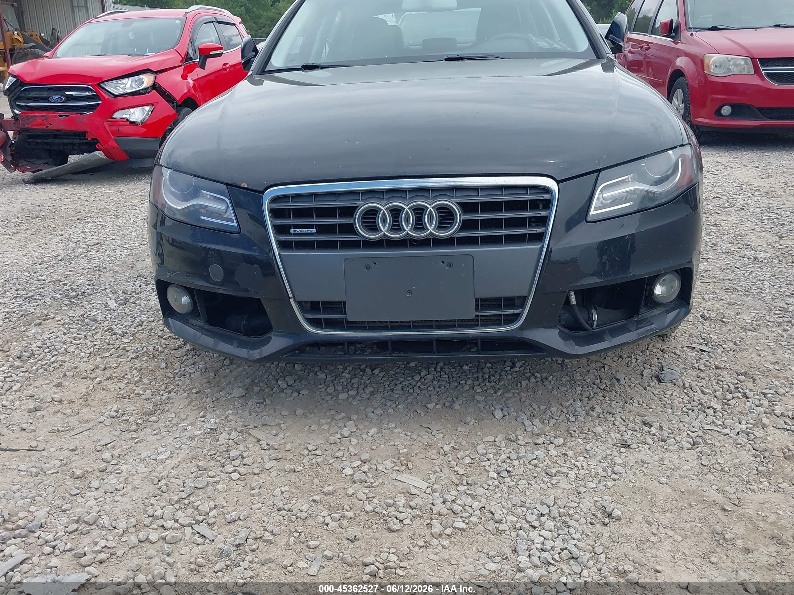 2012 Audi A4 2.0t Premium Black vin: WAUBFAFL3CN015885