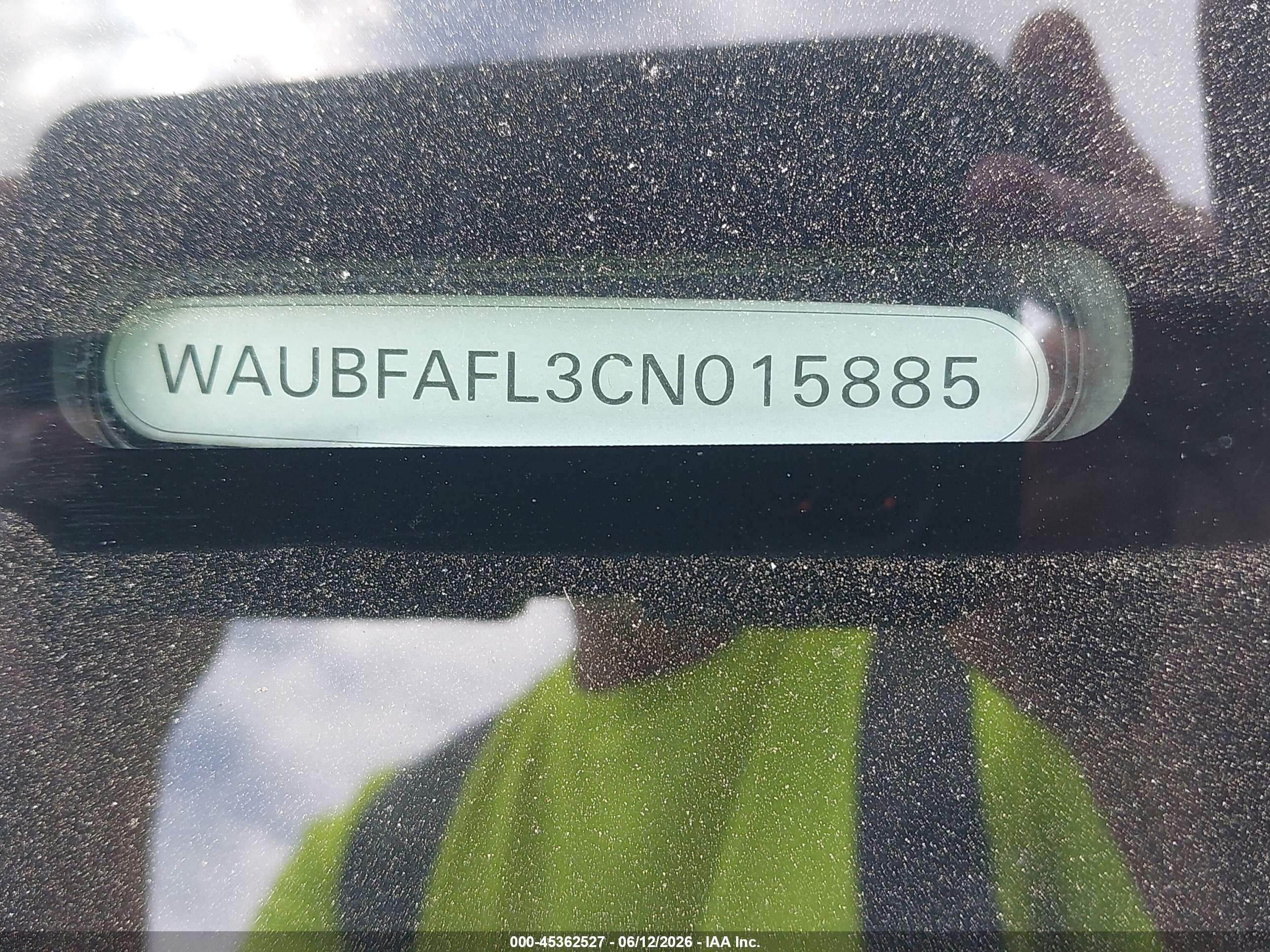 2012 Audi A4 2.0t Premium Black vin: WAUBFAFL3CN015885