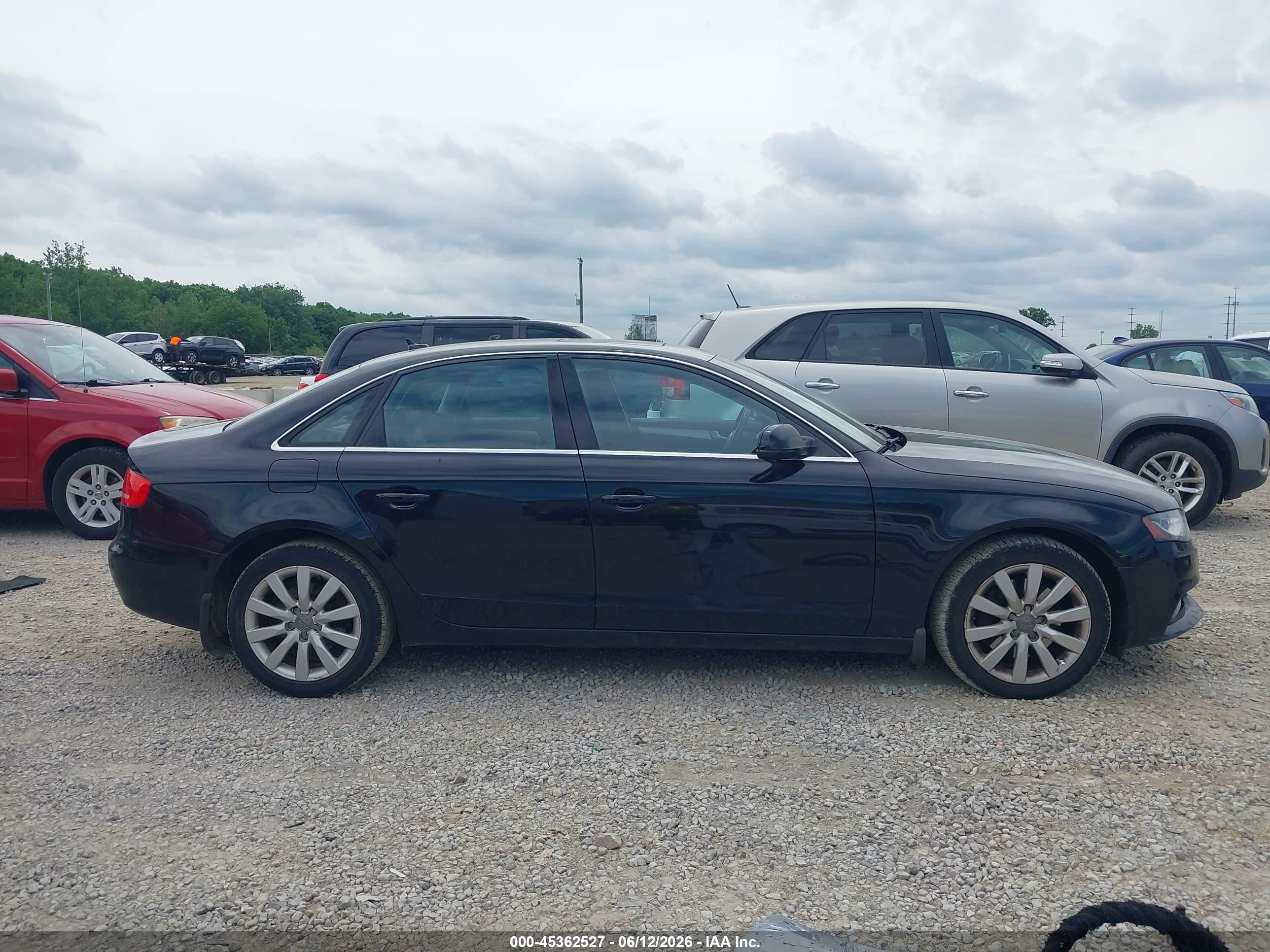 2012 Audi A4 2.0t Premium Black vin: WAUBFAFL3CN015885