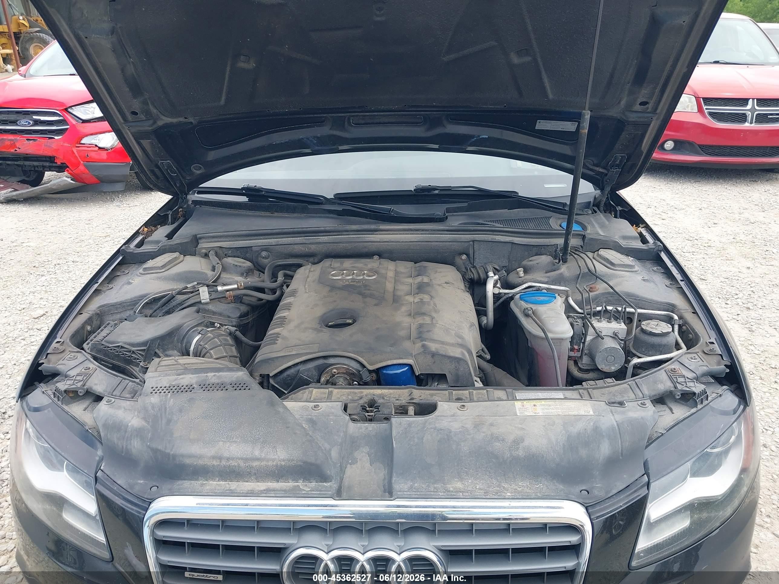 2012 Audi A4 2.0t Premium Black vin: WAUBFAFL3CN015885