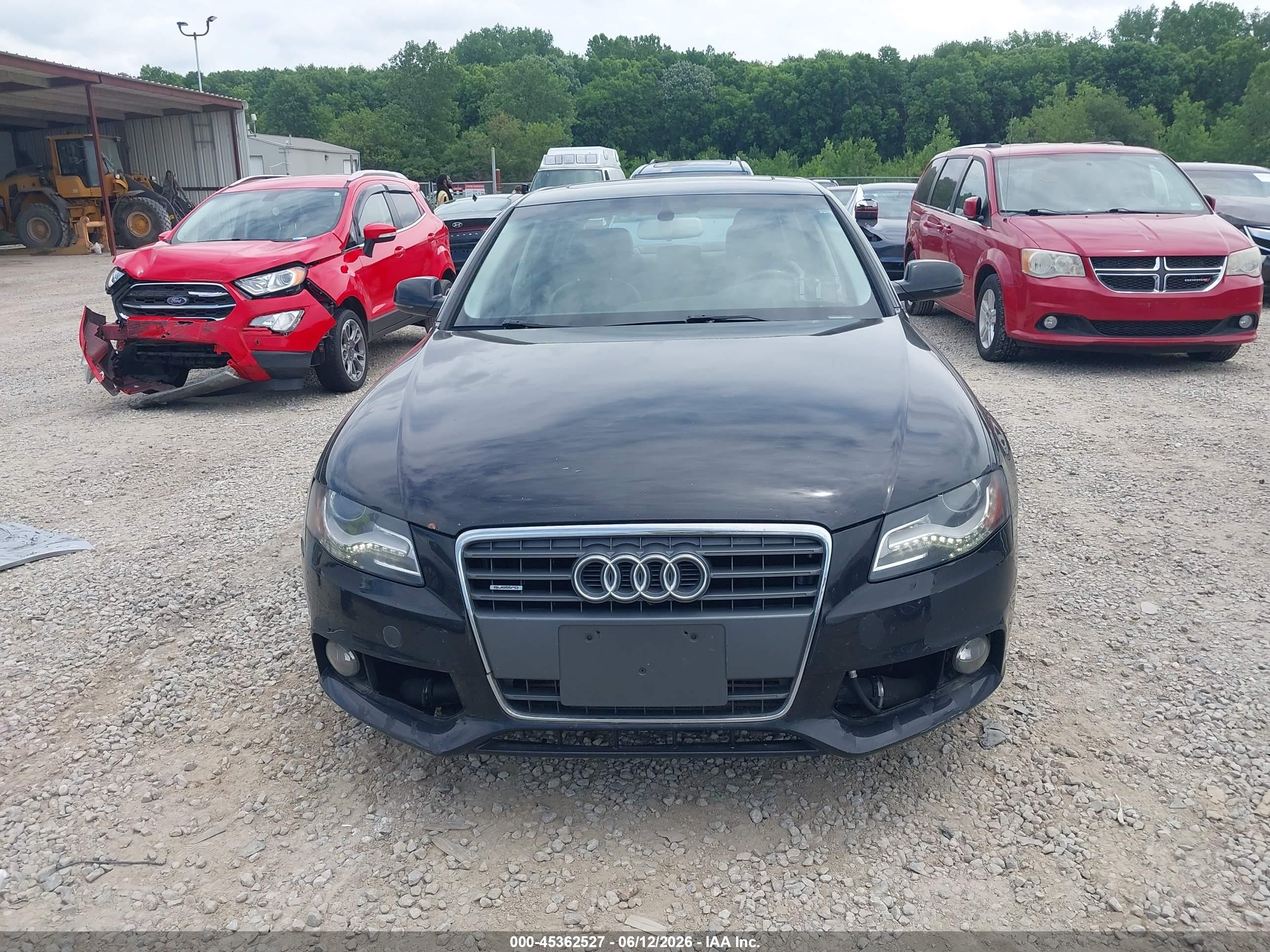 2012 Audi A4 2.0t Premium Black vin: WAUBFAFL3CN015885