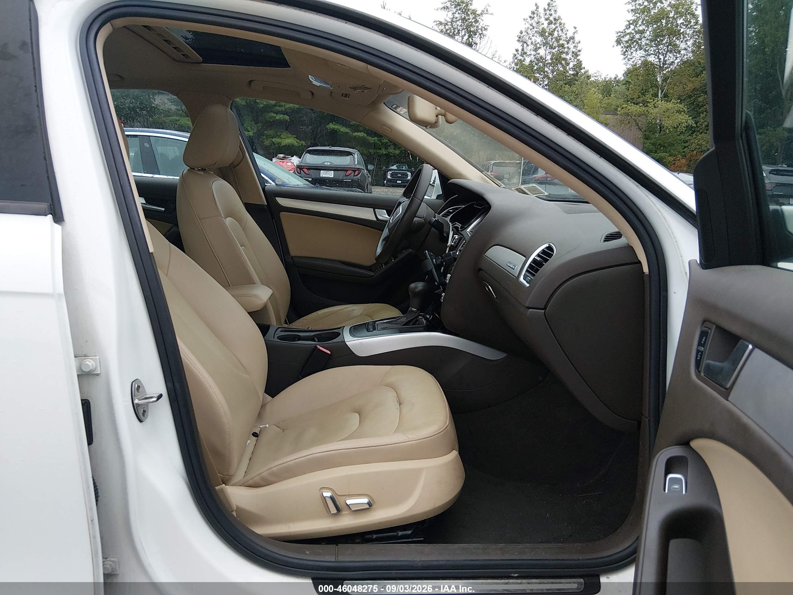 2013 Audi A4 2.0t Premium White vin: WAUBFAFL3DN020991