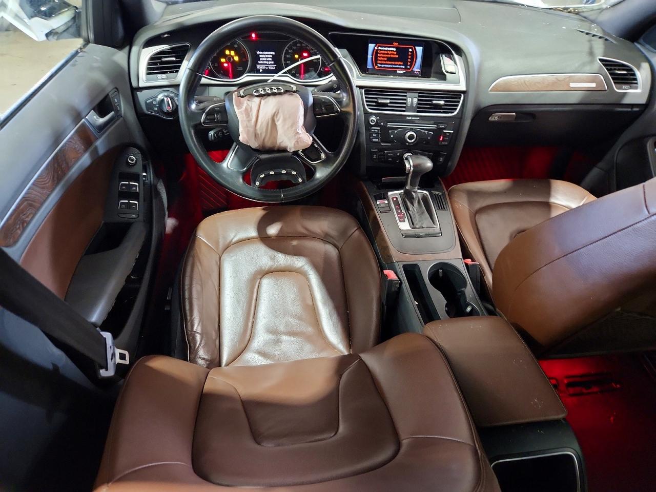 2013 Audi A4 Premium White vin: WAUBFAFL3DN047298