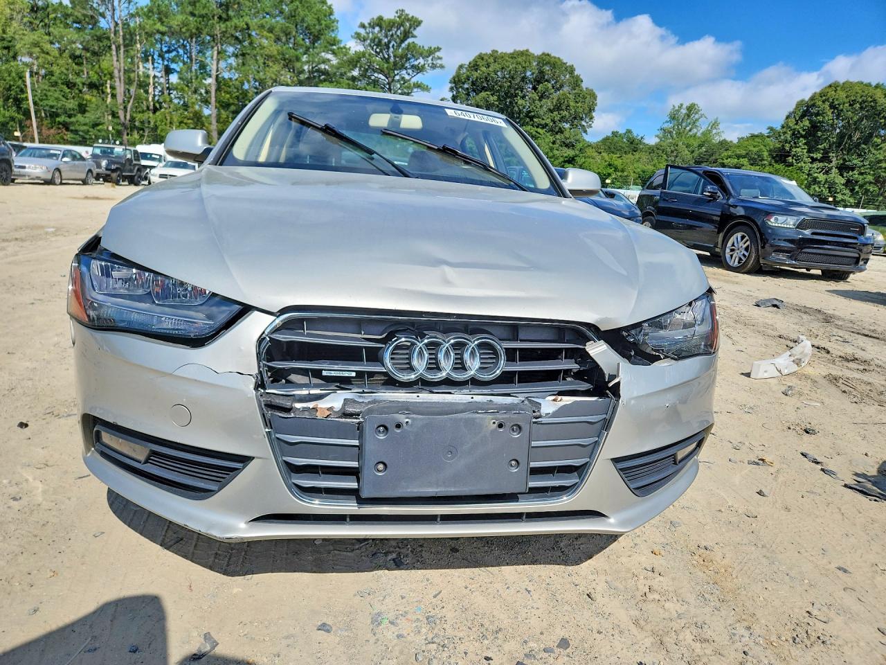 2014 Audi A4 Premium Silver vin: WAUBFAFL3EA046547