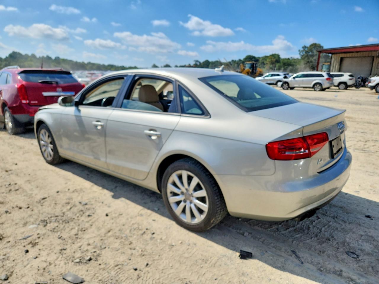 2014 Audi A4 Premium Silver vin: WAUBFAFL3EA046547