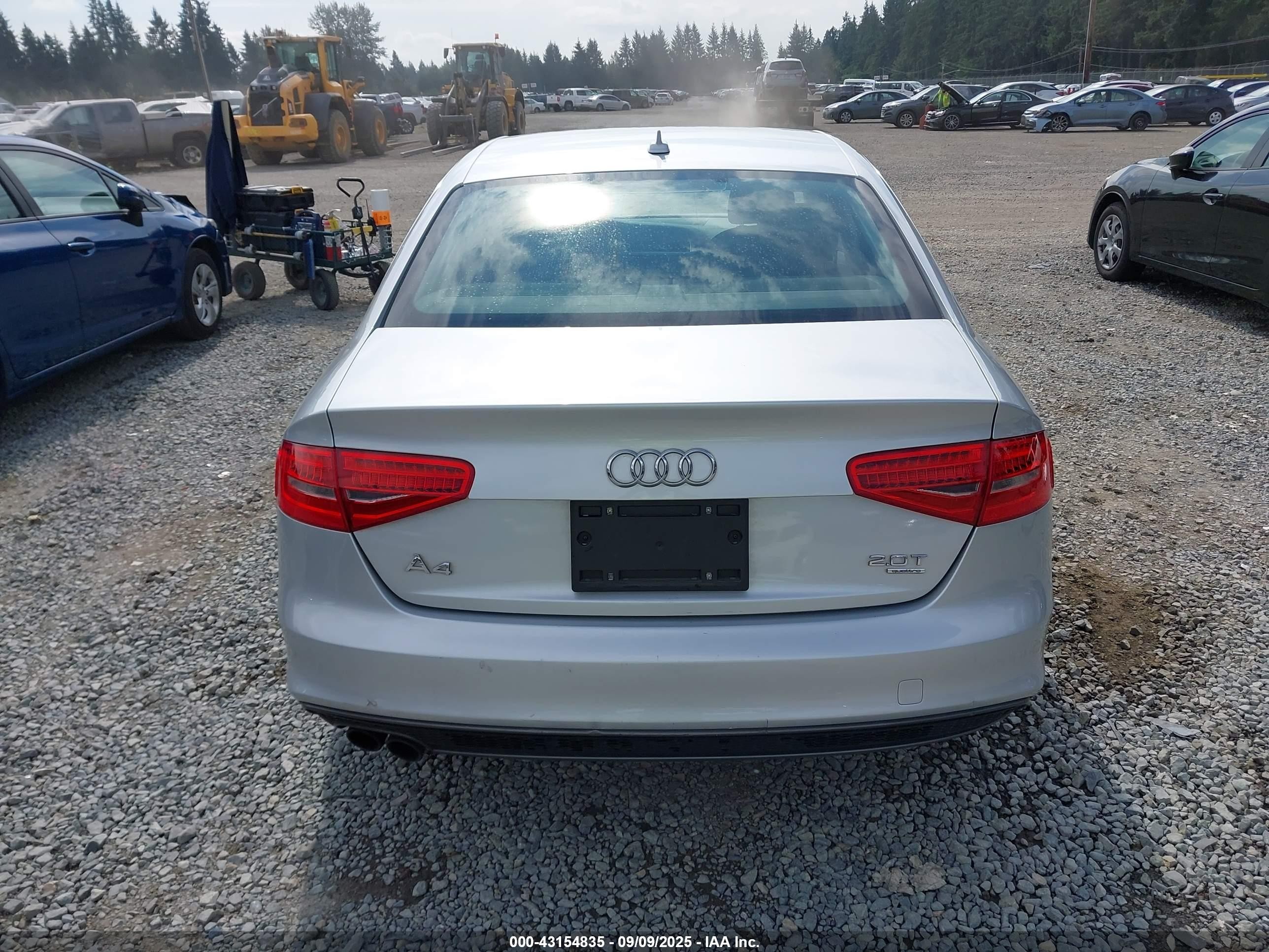 2014 Audi A4 2.0t Premium Gray vin: WAUBFAFL3EN010642