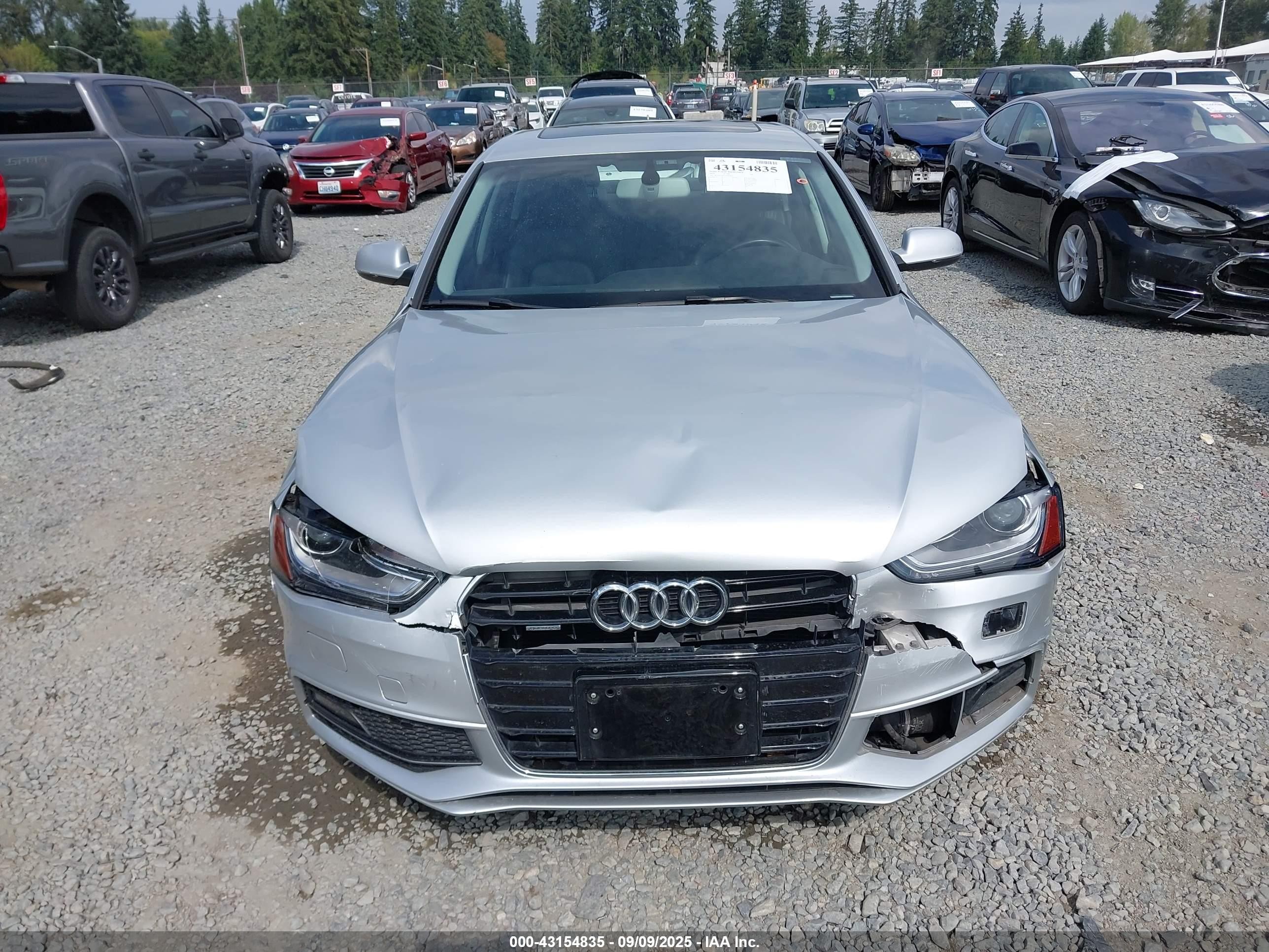 2014 Audi A4 2.0t Premium Gray vin: WAUBFAFL3EN010642