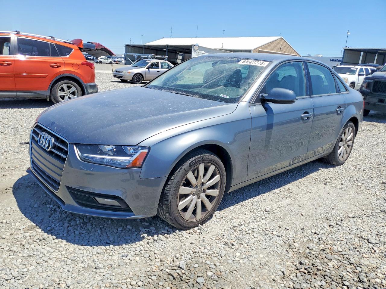 2014 Audi A4 Premium Silver vin: WAUBFAFL3EN014383
