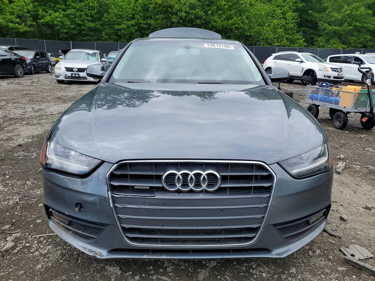 2014 Audi A4 Premium Серый vin: WAUBFAFL3EN015114