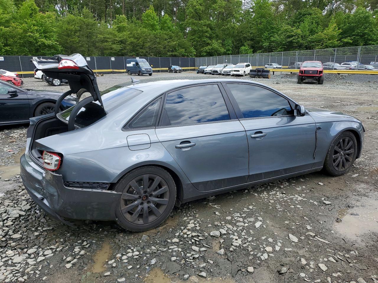 2014 Audi A4 Premium Серый vin: WAUBFAFL3EN015114