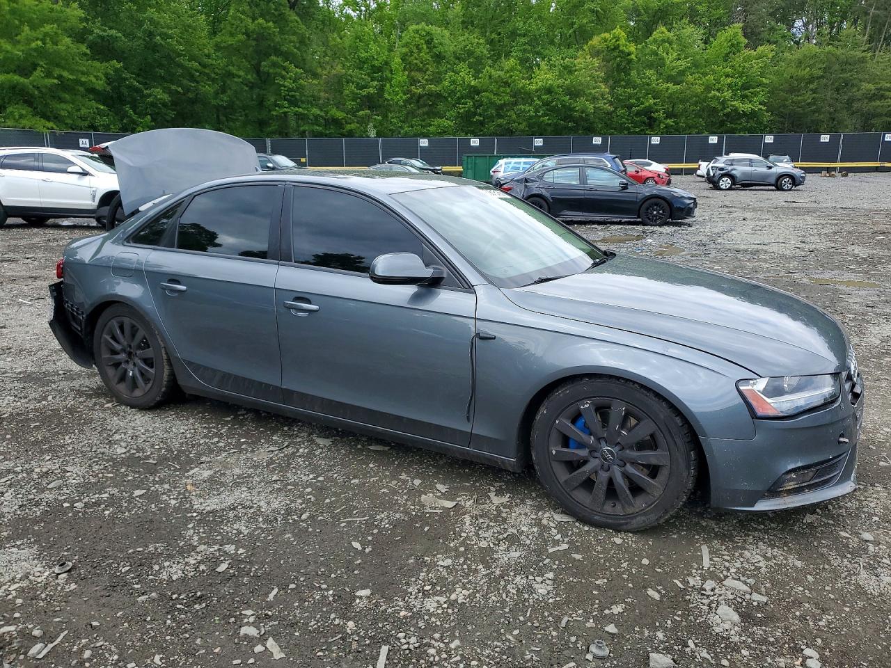 2014 Audi A4 Premium Серый vin: WAUBFAFL3EN015114