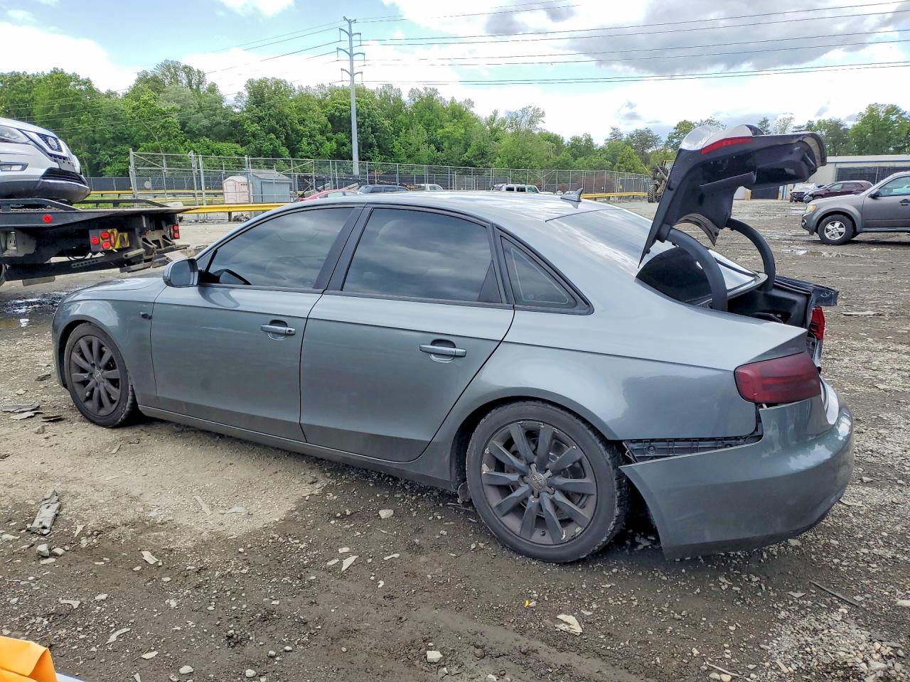 2014 Audi A4 Premium Серый vin: WAUBFAFL3EN015114