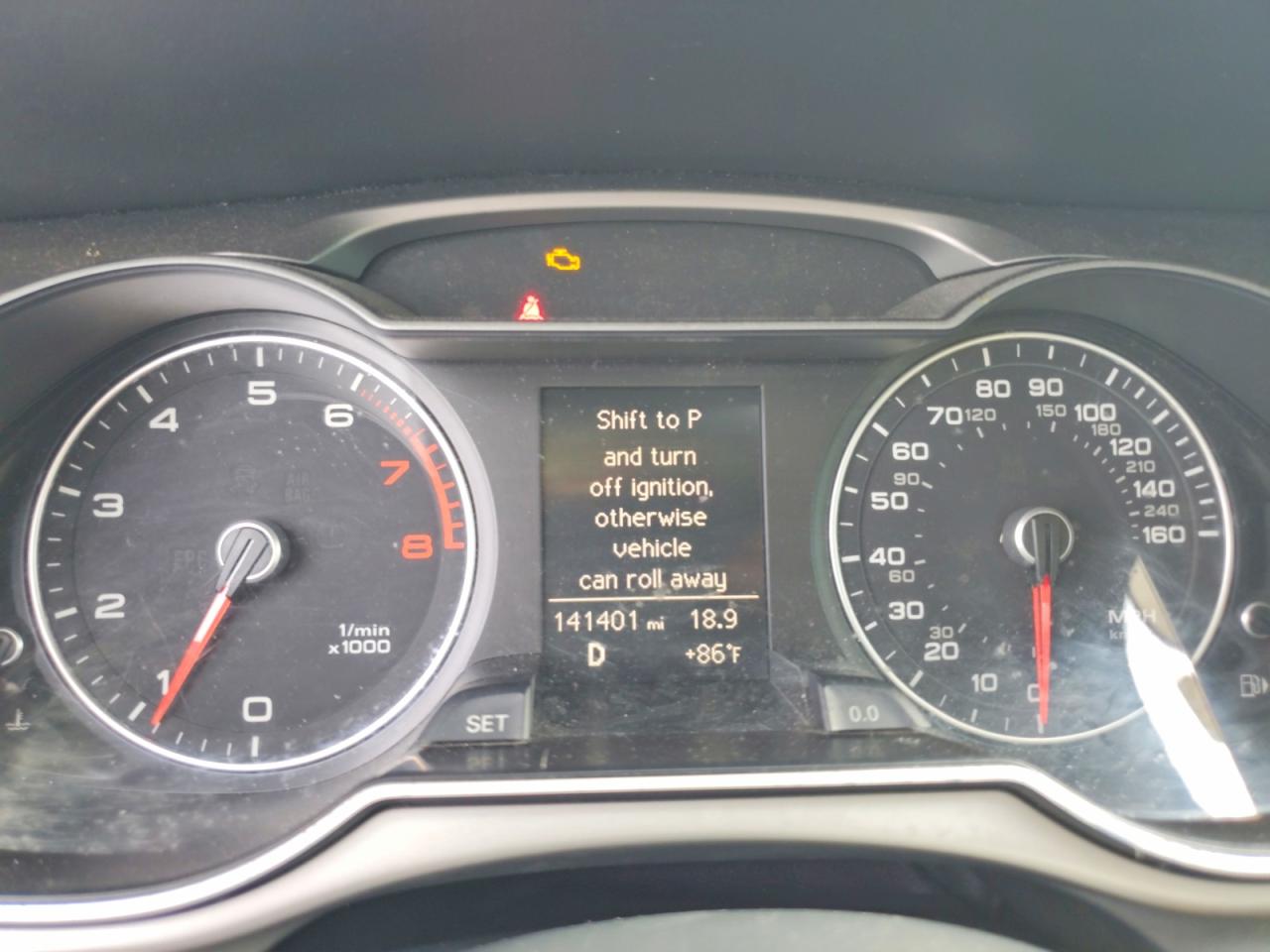 2014 Audi A4 Black vin: WAUBFAFL3EN023021