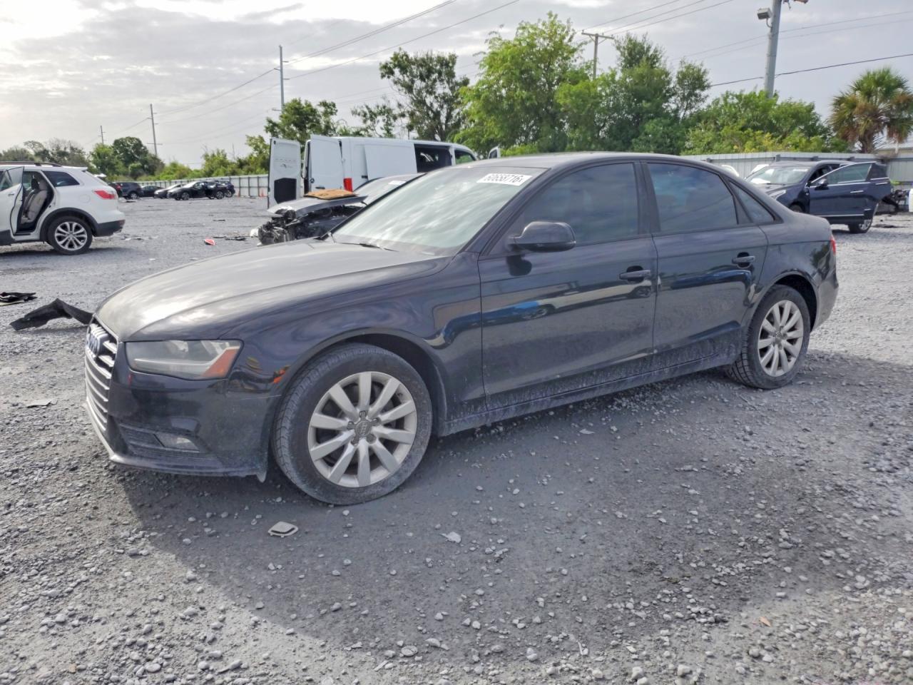 2014 Audi A4 Black vin: WAUBFAFL3EN023021