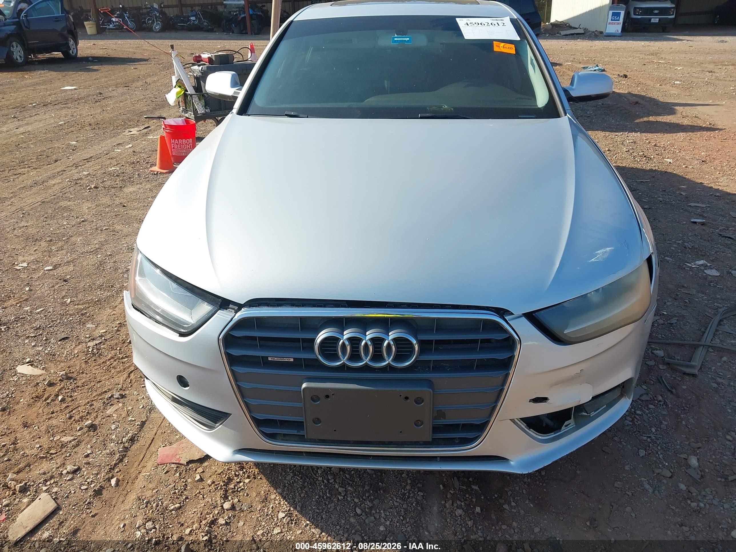 2014 Audi A4 2.0t Premium Silver vin: WAUBFAFL3EN027540
