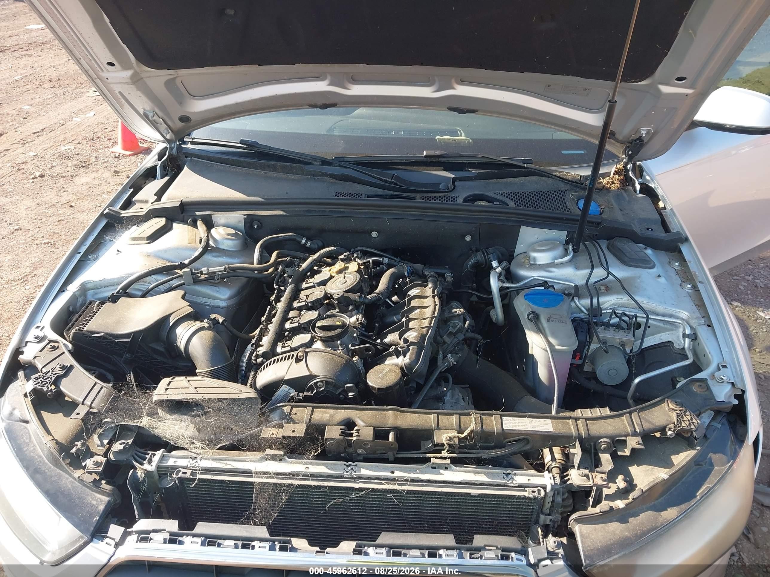 2014 Audi A4 2.0t Premium Silver vin: WAUBFAFL3EN027540