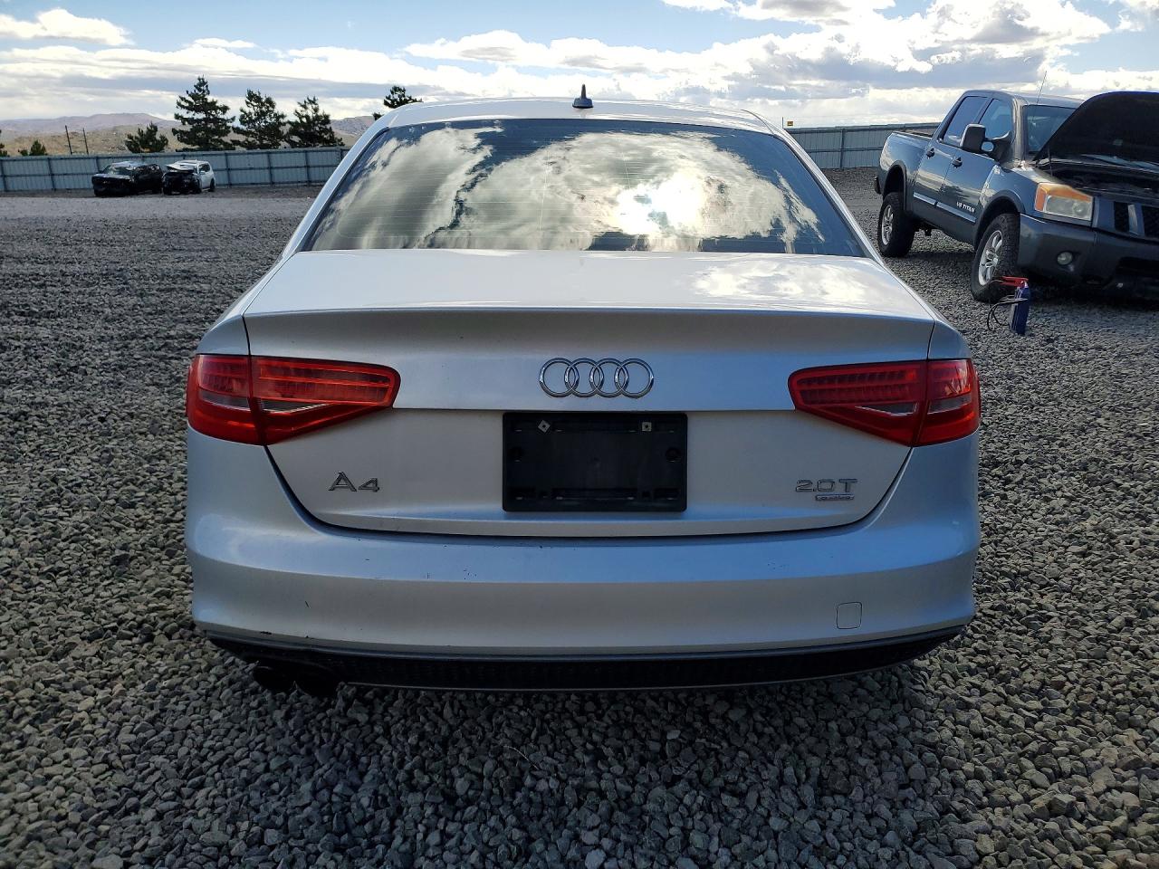 2014 Audi A4 Premium Silver vin: WAUBFAFL3EN029322