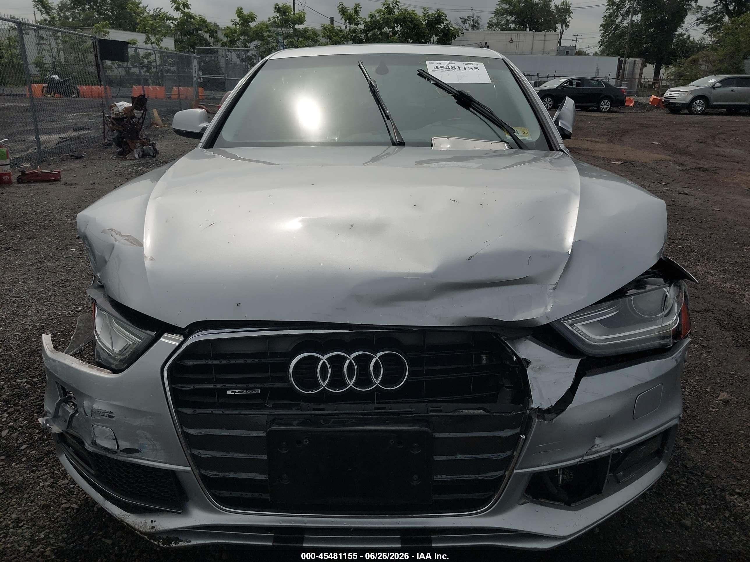2015 Audi A4 2.0t Premium Silver vin: WAUBFAFL3FN038006