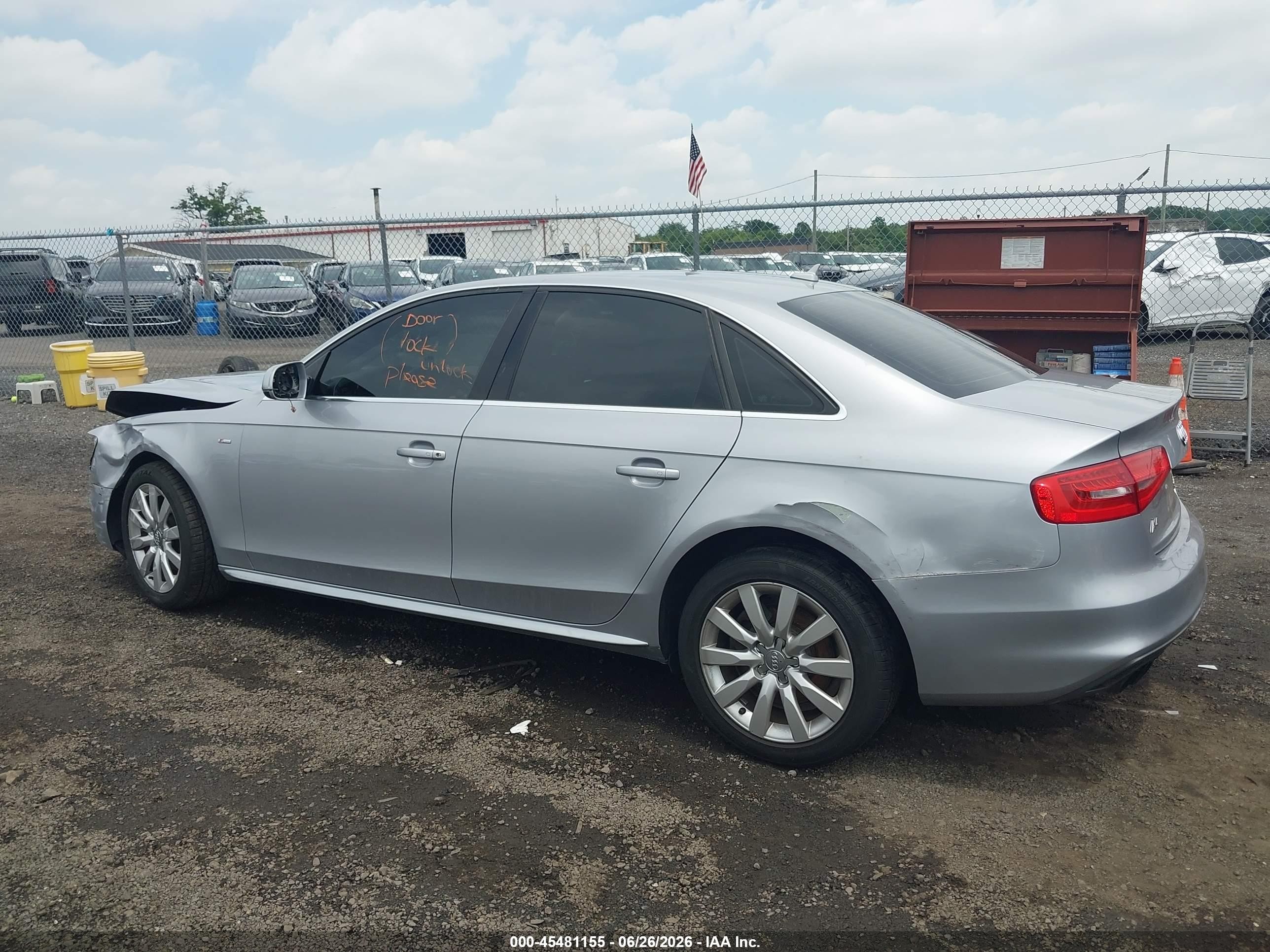 2015 Audi A4 2.0t Premium Silver vin: WAUBFAFL3FN038006