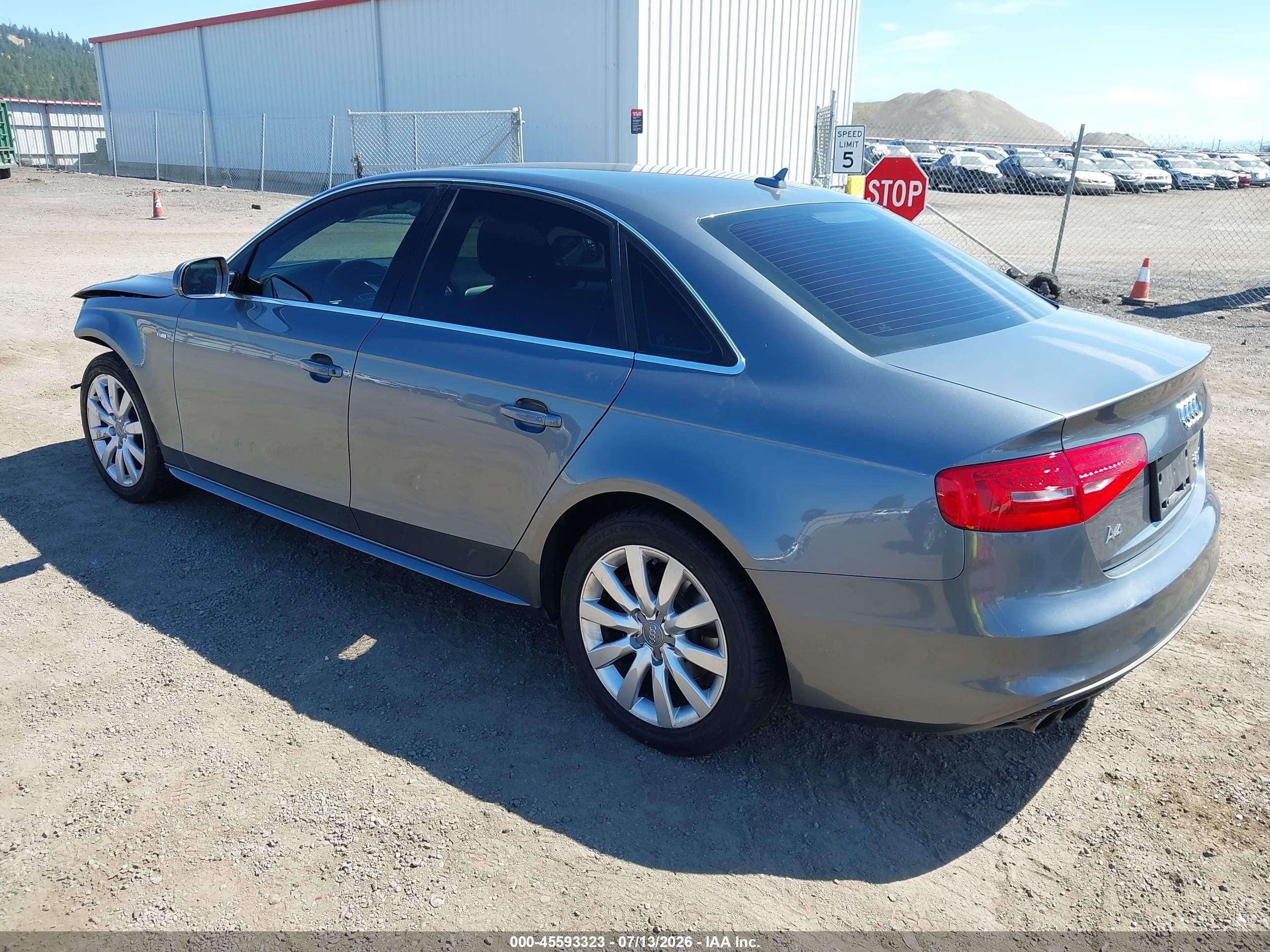 2015 Audi A4 2.0t Premium Gray vin: WAUBFAFL3FN046056