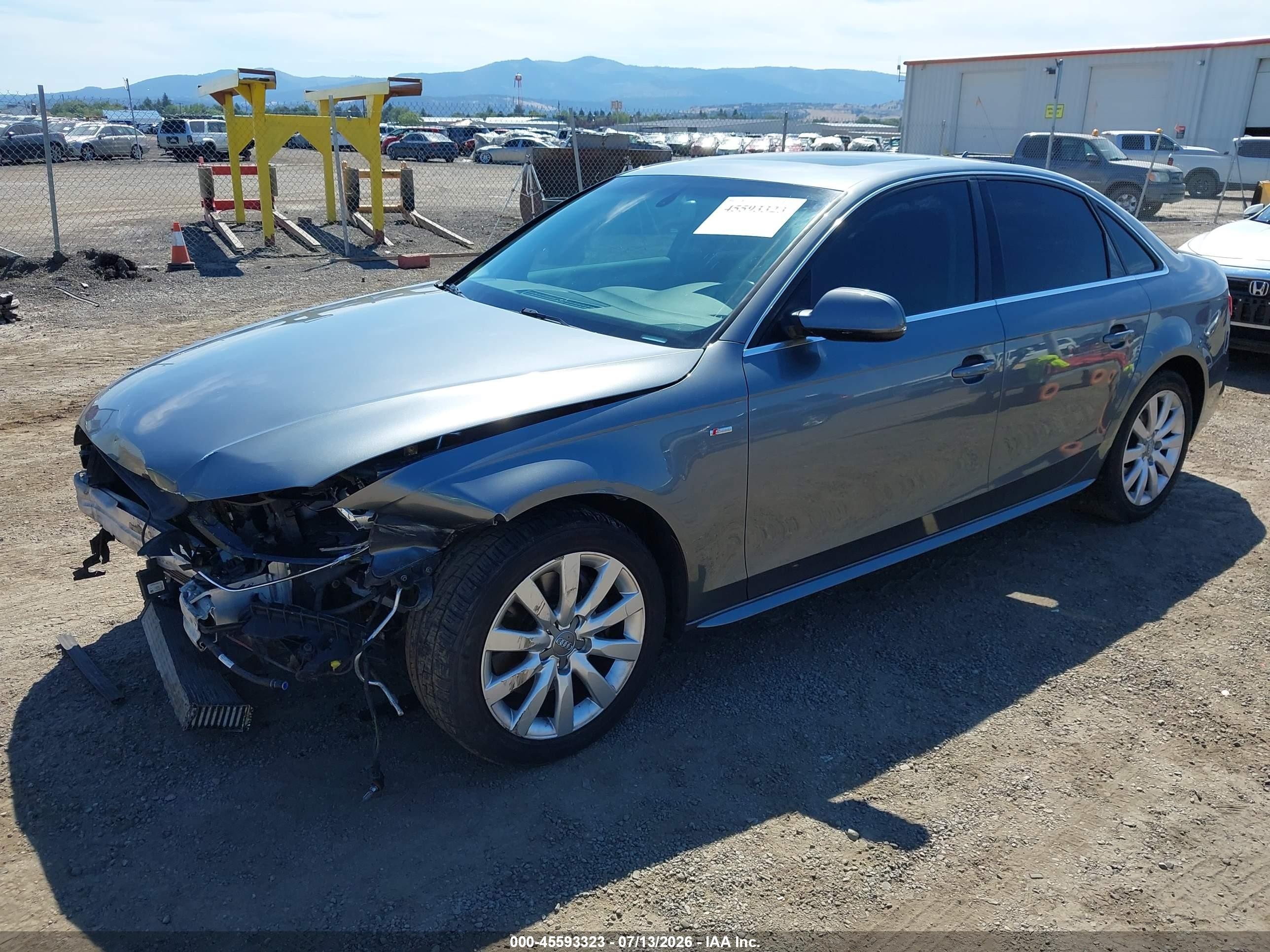 2015 Audi A4 2.0t Premium Gray vin: WAUBFAFL3FN046056