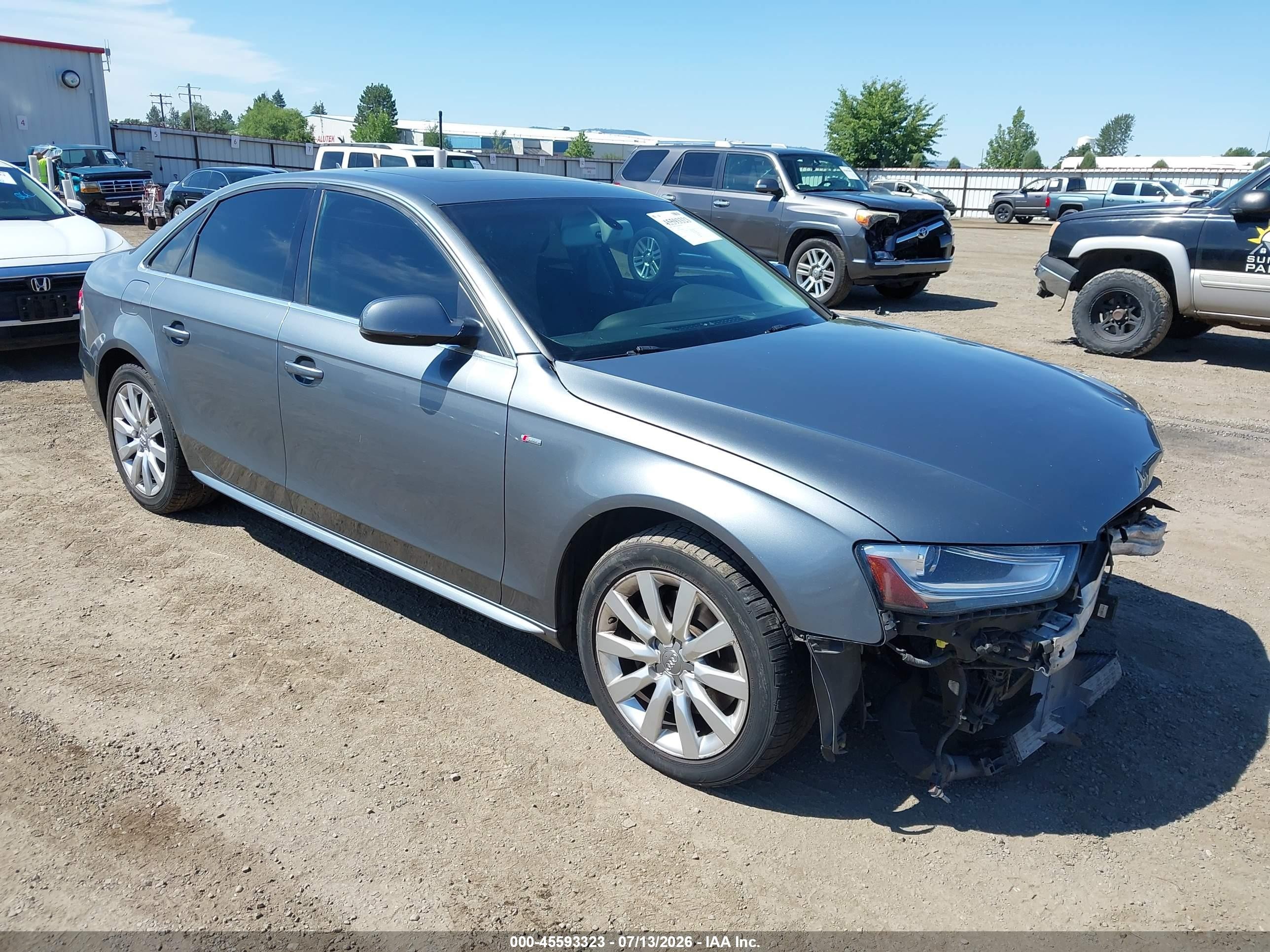 2015 Audi A4 2.0t Premium Gray vin: WAUBFAFL3FN046056
