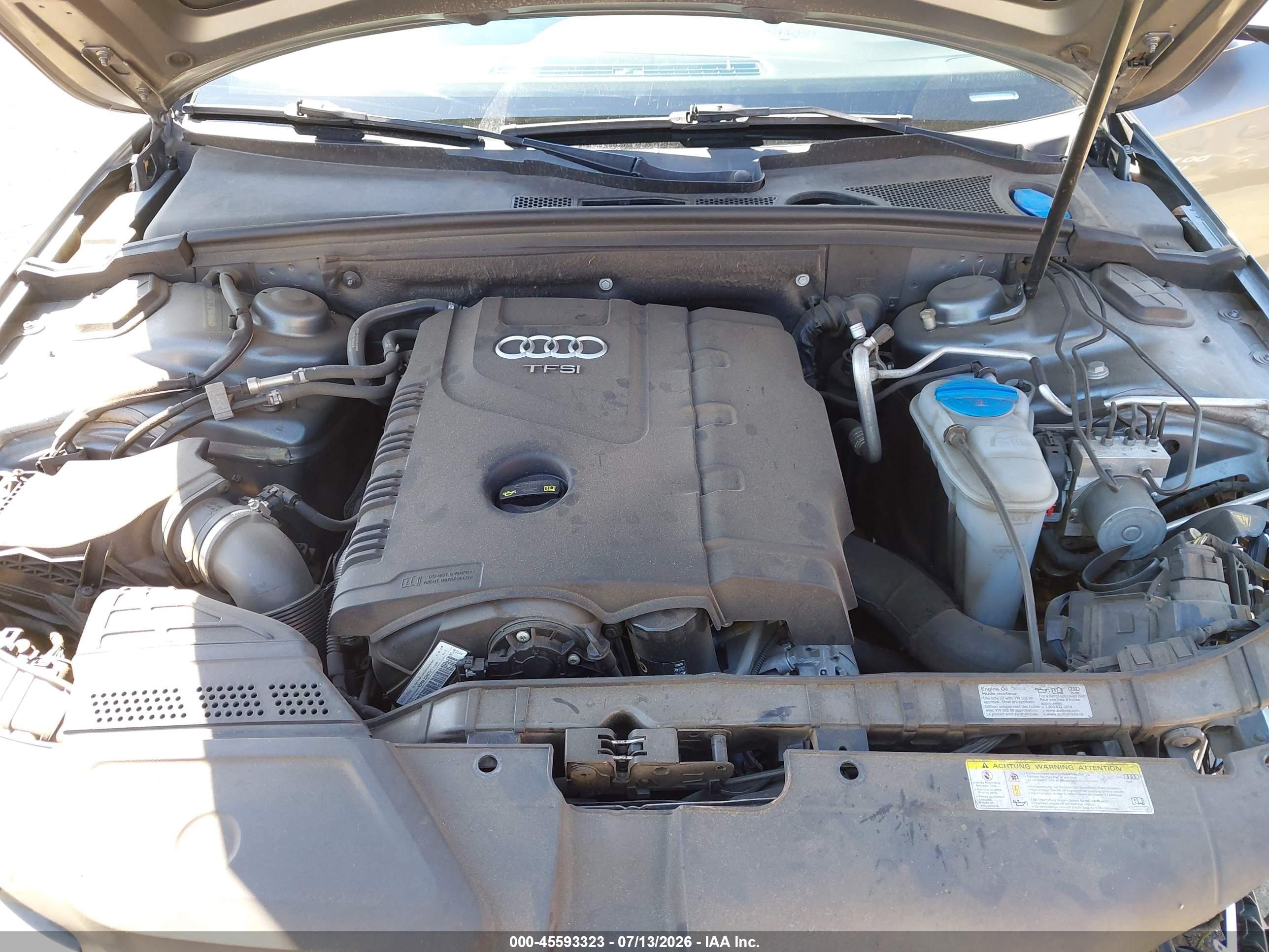 2015 Audi A4 2.0t Premium Gray vin: WAUBFAFL3FN046056