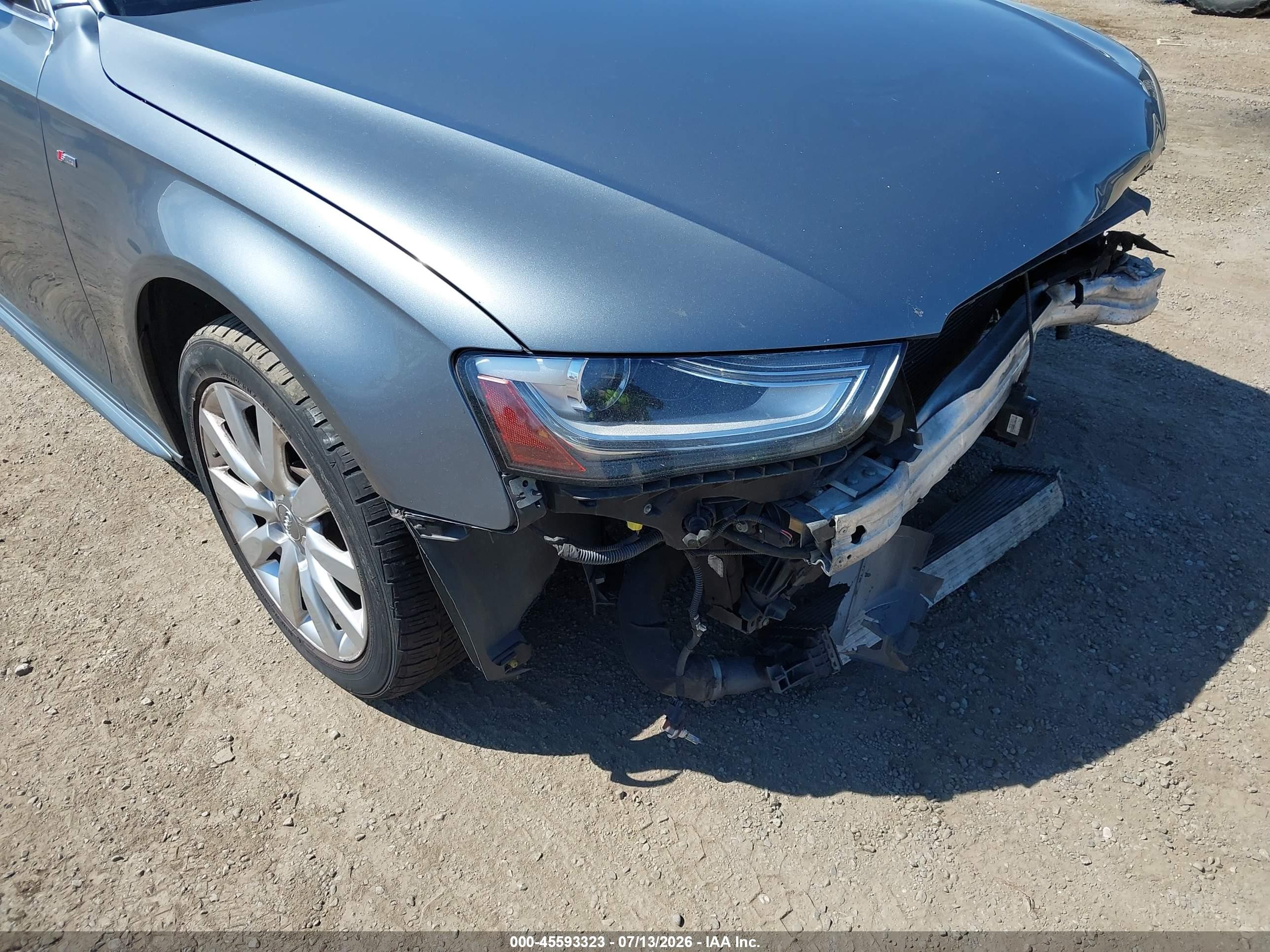 2015 Audi A4 2.0t Premium Gray vin: WAUBFAFL3FN046056