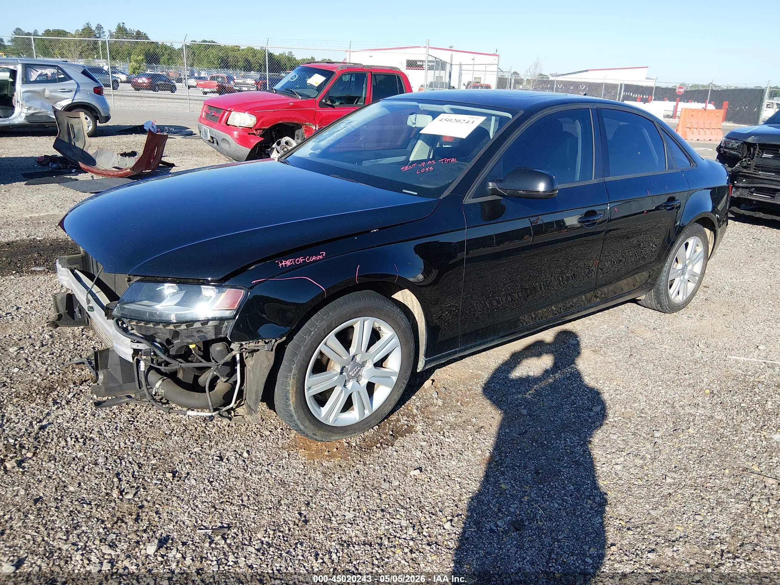 2011 Audi A4 2.0t Premium Black vin: WAUBFAFL4BN014162