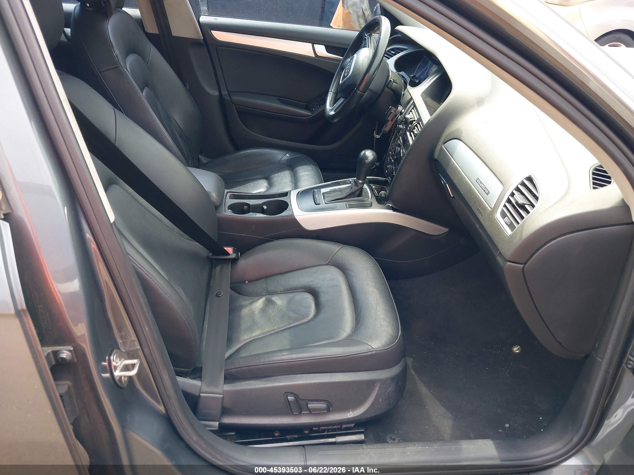 2012 Audi A4 2.0t Premium Gray vin: WAUBFAFL4CN011568