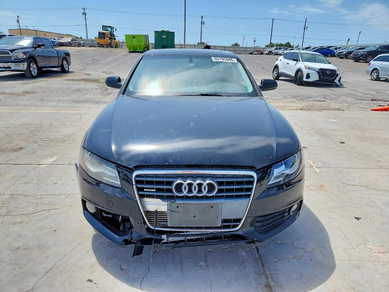 2012 Audi A4 Premium Black vin: WAUBFAFL4CN011912