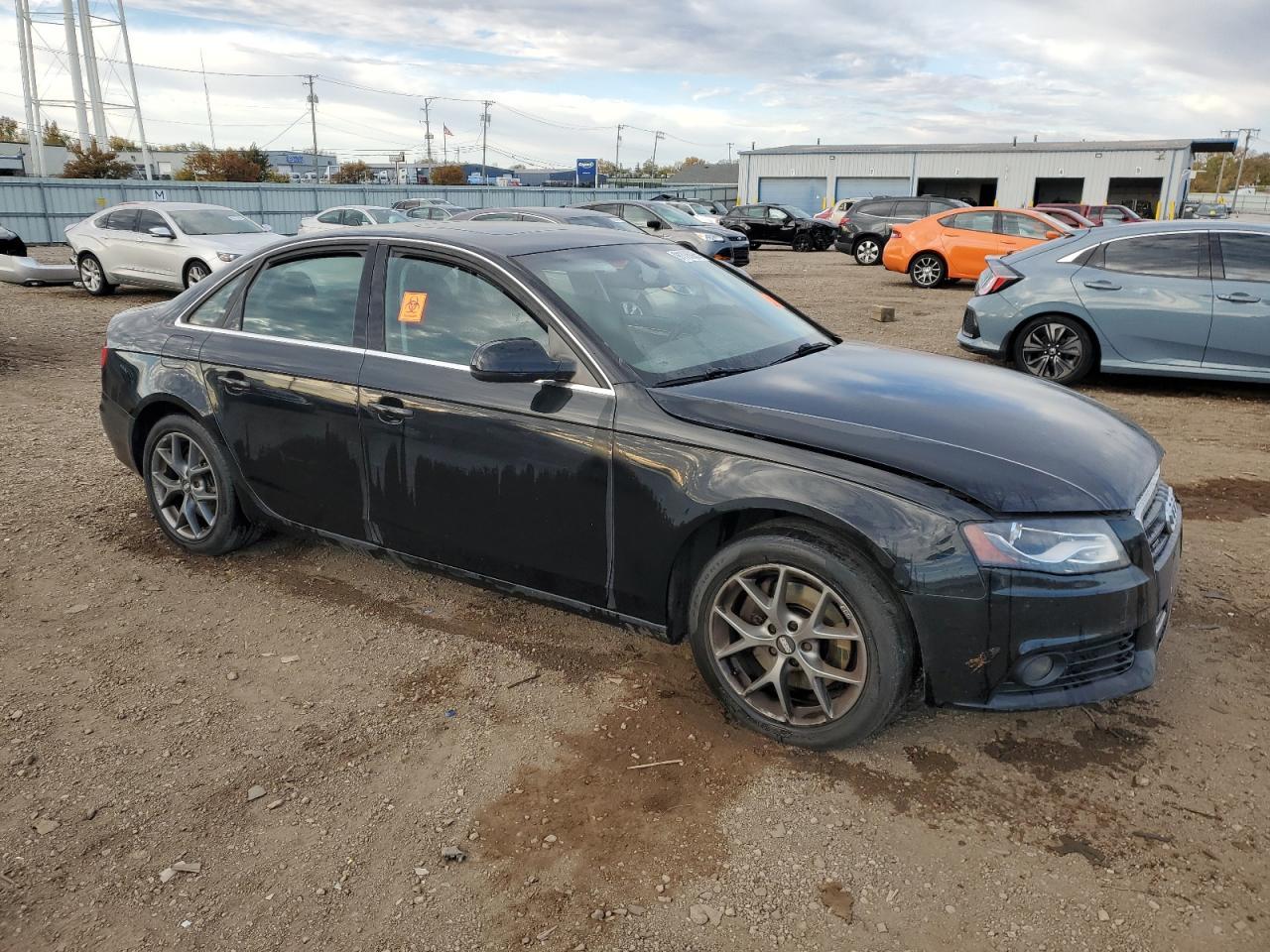 2012 Audi A4 Premium Black vin: WAUBFAFL4CND13045