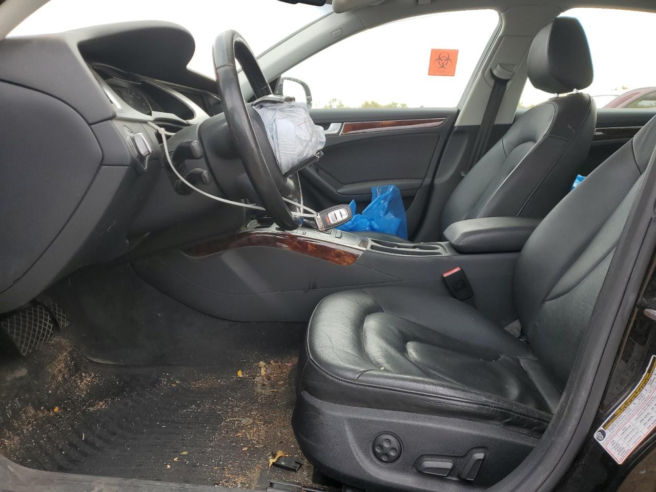 2012 Audi A4 Premium Black vin: WAUBFAFL4CND13045