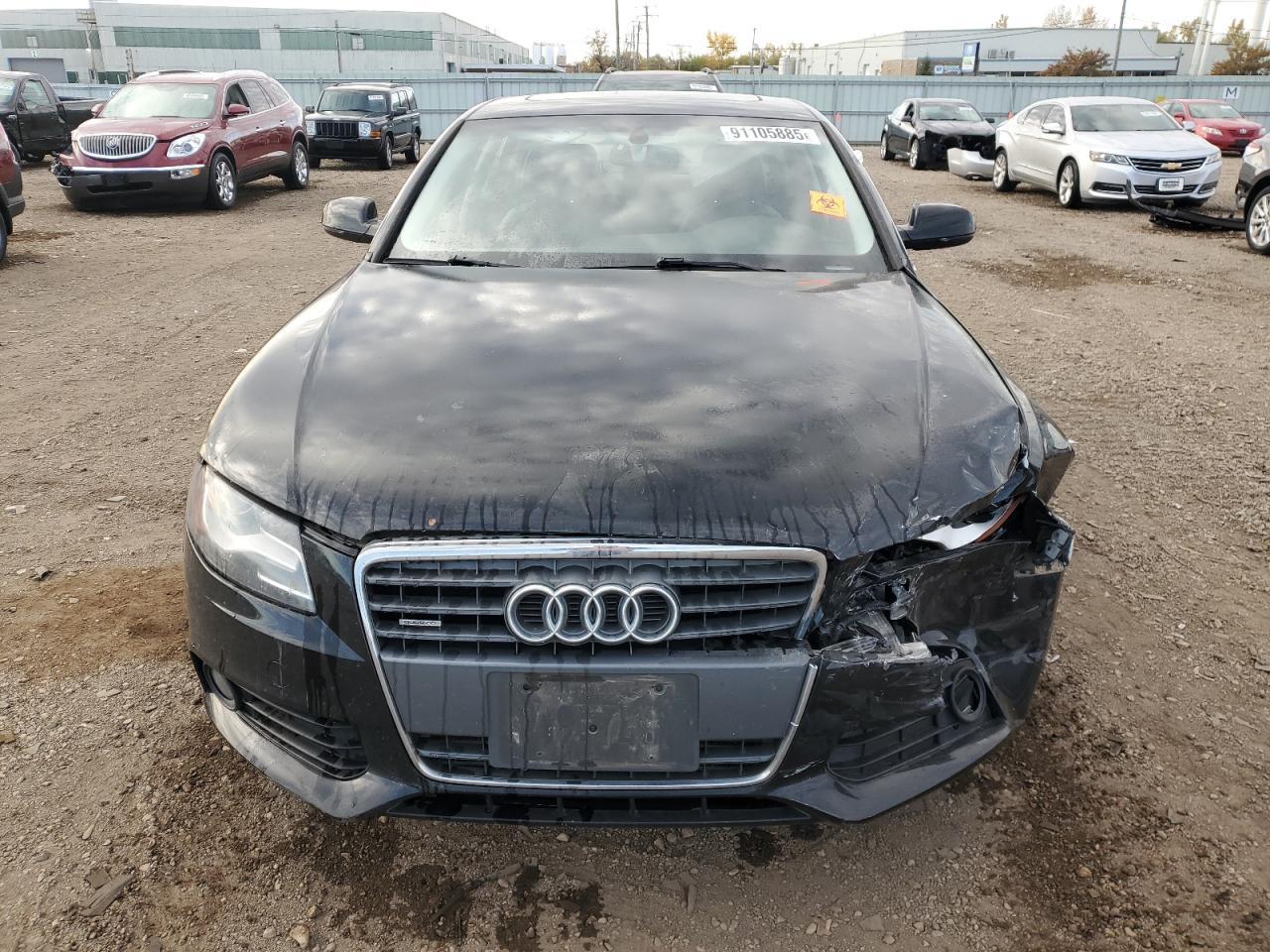 2012 Audi A4 Premium Black vin: WAUBFAFL4CND13045
