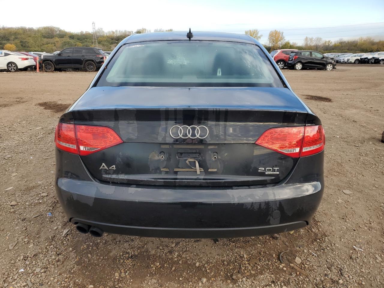 2012 Audi A4 Premium Black vin: WAUBFAFL4CND13045