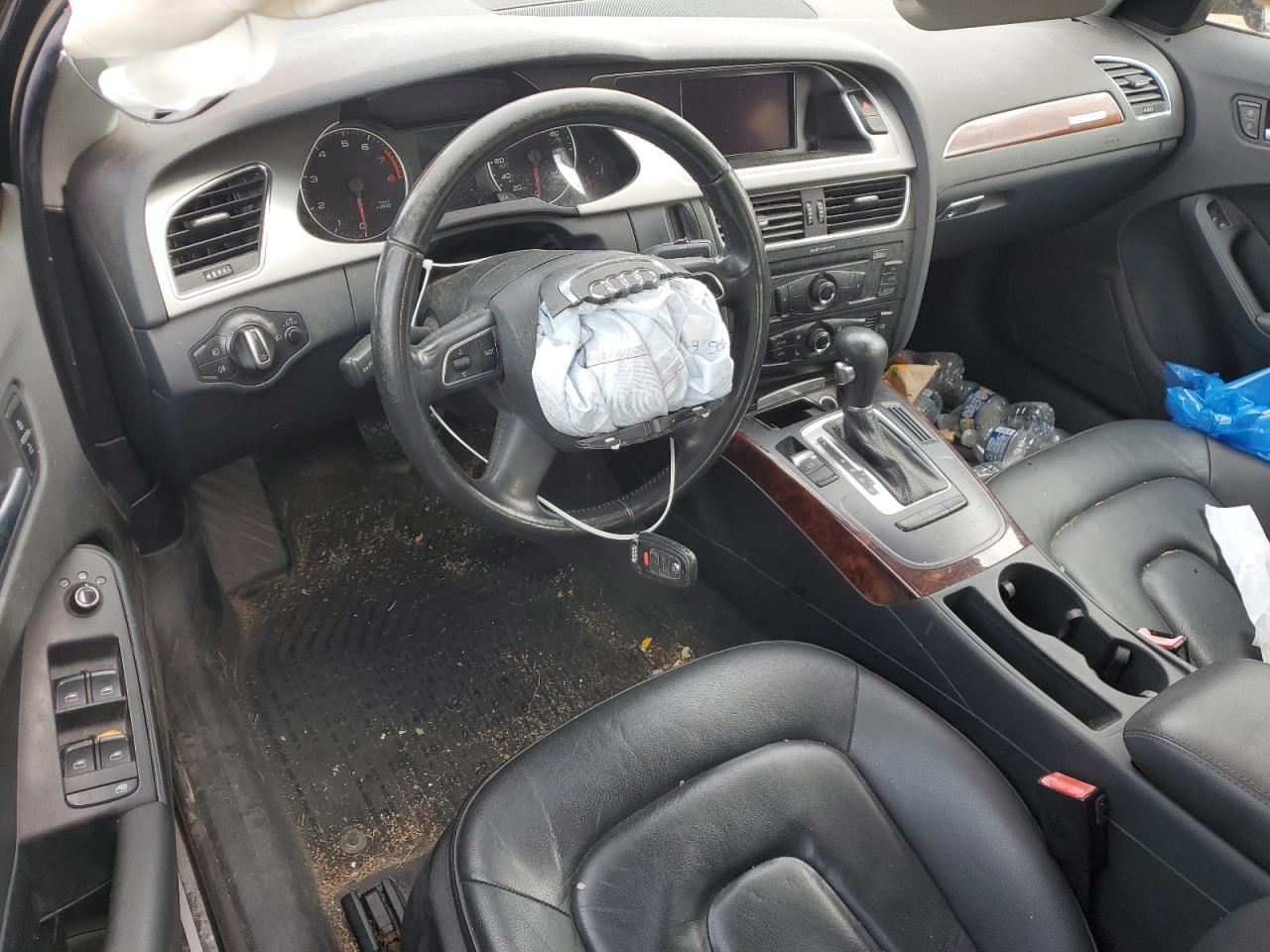 2012 Audi A4 Premium Black vin: WAUBFAFL4CND13045